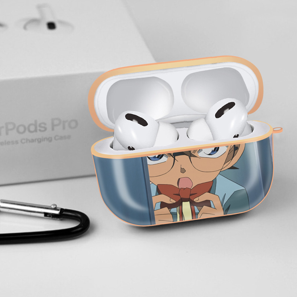 名探偵コナン Detective Conan 【AirPods Pro用】ハードシェル保護ケース｜耐衝撃・防指紋・カラビナ付き商品仕様