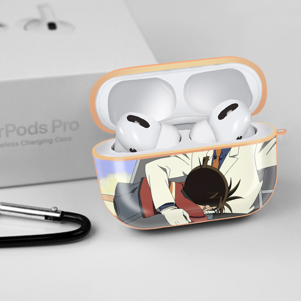 名探偵コナン Detective Conan 【AirPods Pro用】ハードシェル保護ケース｜耐衝撃・防指紋・カラビナ付き商品仕様