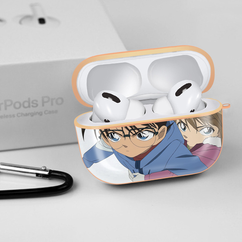 名探偵コナン Detective Conan 【AirPods Pro用】ハードシェル保護ケース｜耐衝撃・防指紋・カラビナ付き商品仕様