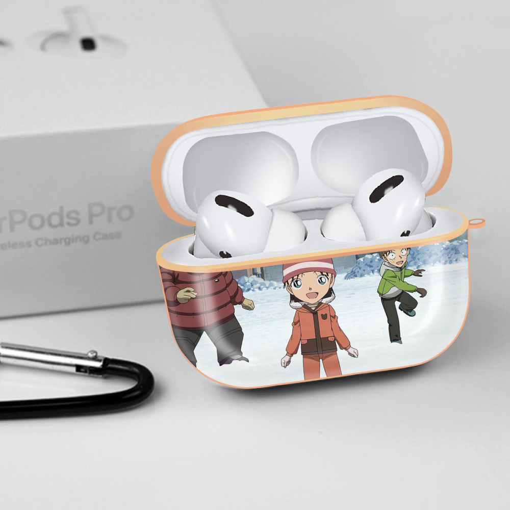 名探偵コナン Detective Conan 【AirPods Pro用】ハードシェル保護ケース｜耐衝撃・防指紋・カラビナ付き商品仕様