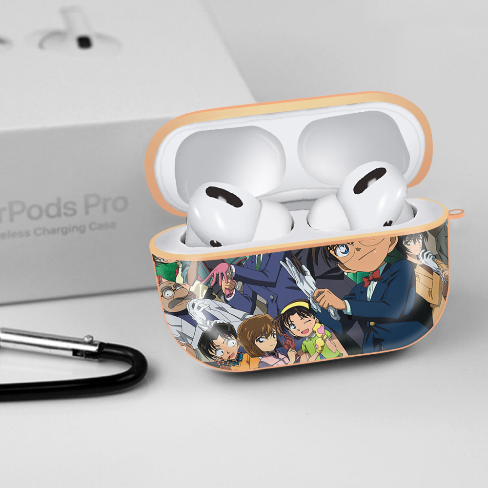 名探偵コナン Detective Conan 【AirPods Pro用】ハードシェル保護ケース｜耐衝撃・防指紋・カラビナ付き商品仕様