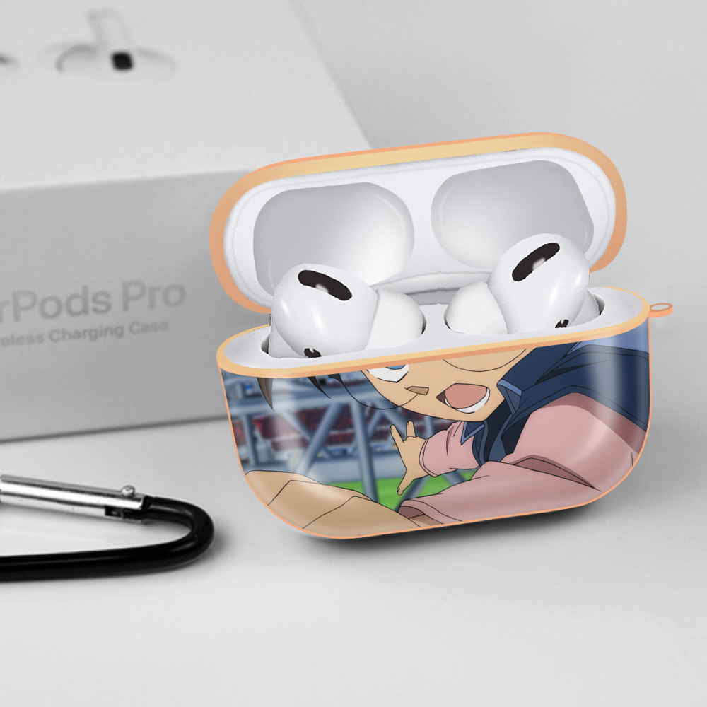 名探偵コナン Detective Conan 【AirPods Pro用】ハードシェル保護ケース｜耐衝撃・防指紋・カラビナ付き商品仕様