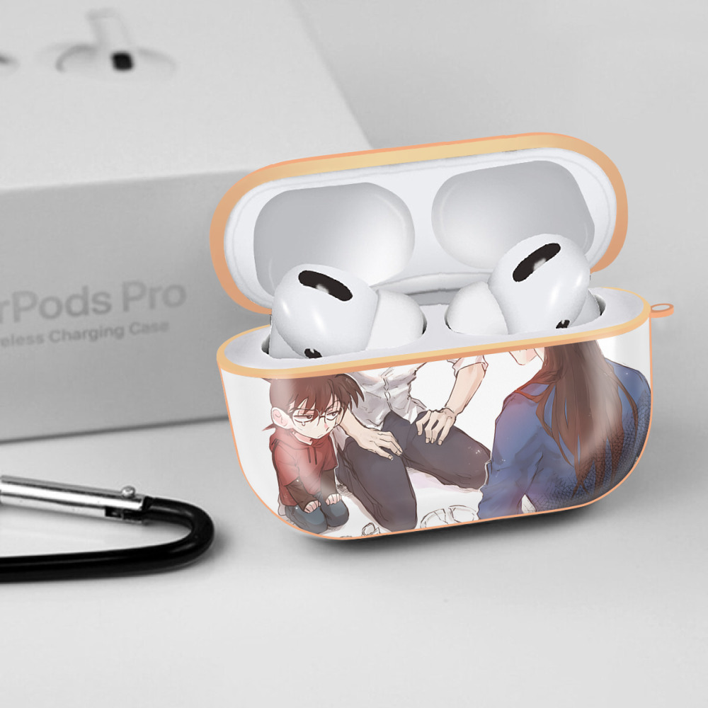 名探偵コナン Detective Conan 【AirPods Pro用】ハードシェル保護ケース｜耐衝撃・防指紋・カラビナ付き商品仕様