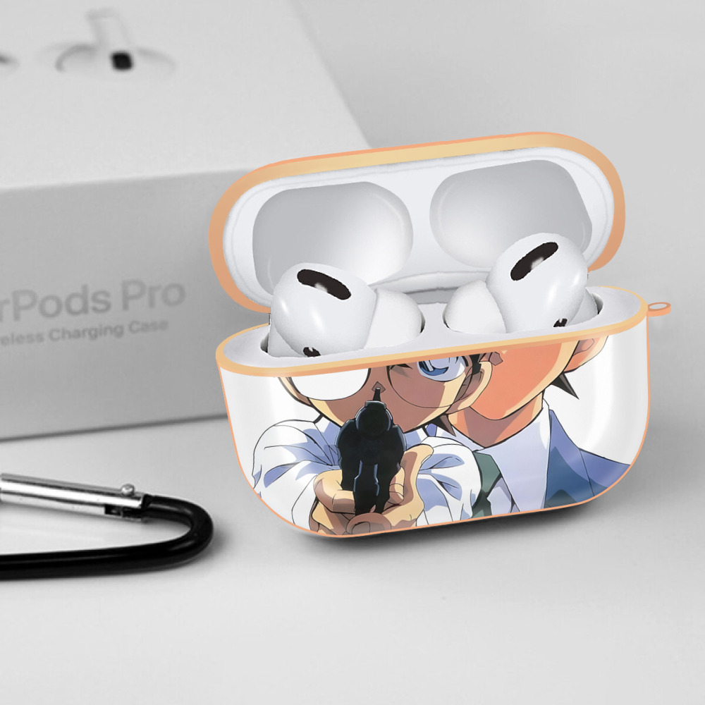 名探偵コナン Detective Conan 【AirPods Pro用】ハードシェル保護ケース｜耐衝撃・防指紋・カラビナ付き商品仕様