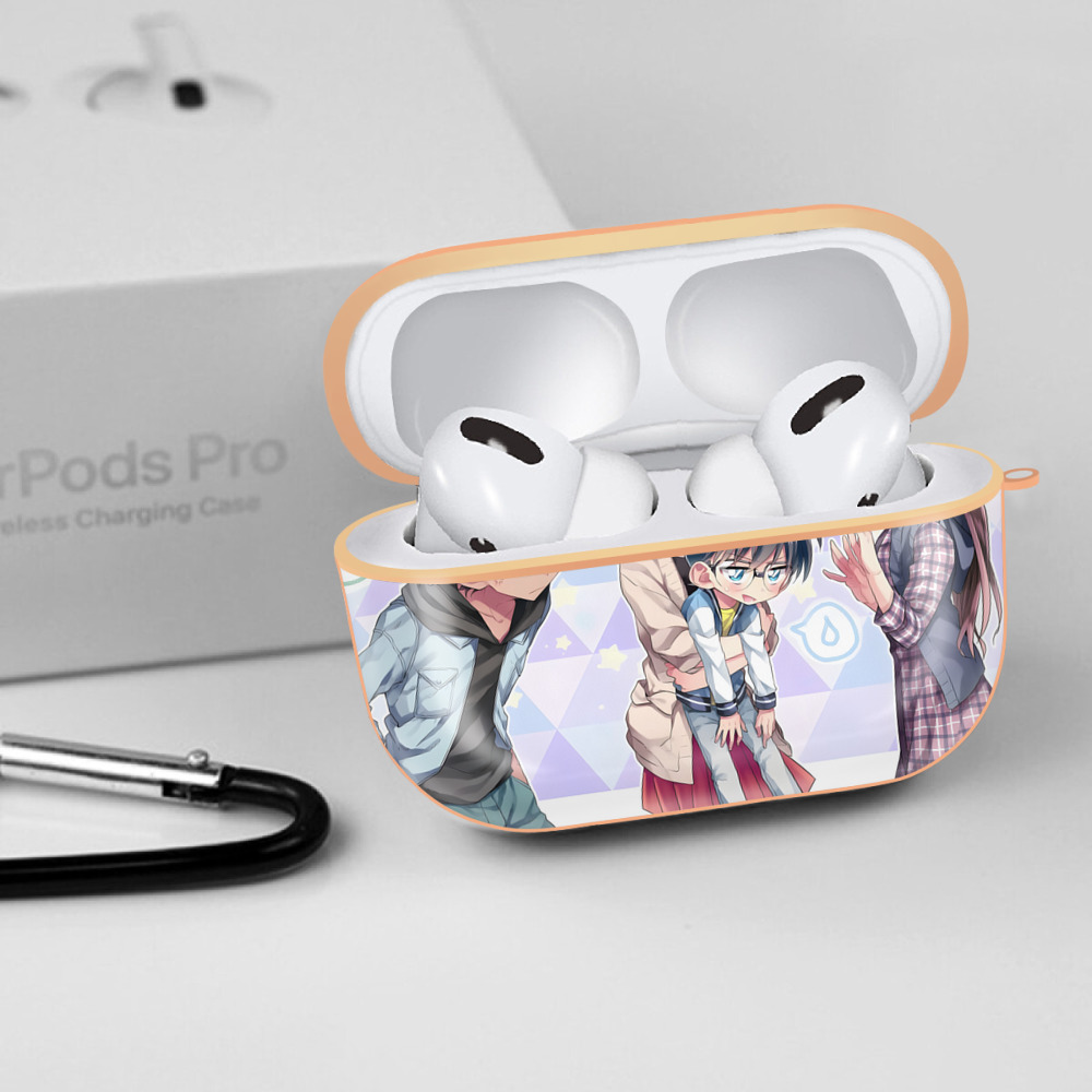 名探偵コナン Detective Conan 【AirPods Pro用】ハードシェル保護ケース｜耐衝撃・防指紋・カラビナ付き商品仕様