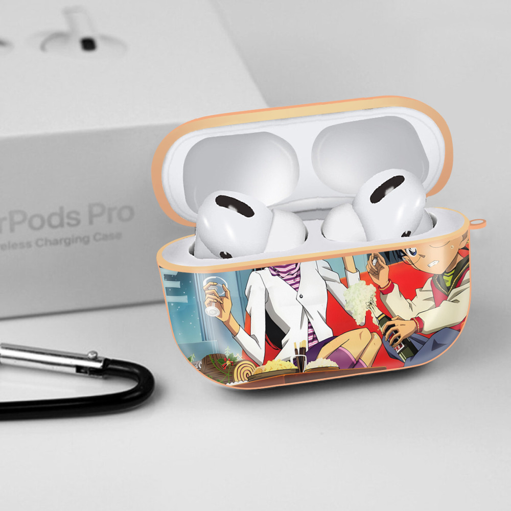 名探偵コナン Detective Conan 【AirPods Pro用】ハードシェル保護ケース｜耐衝撃・防指紋・カラビナ付き商品仕様
