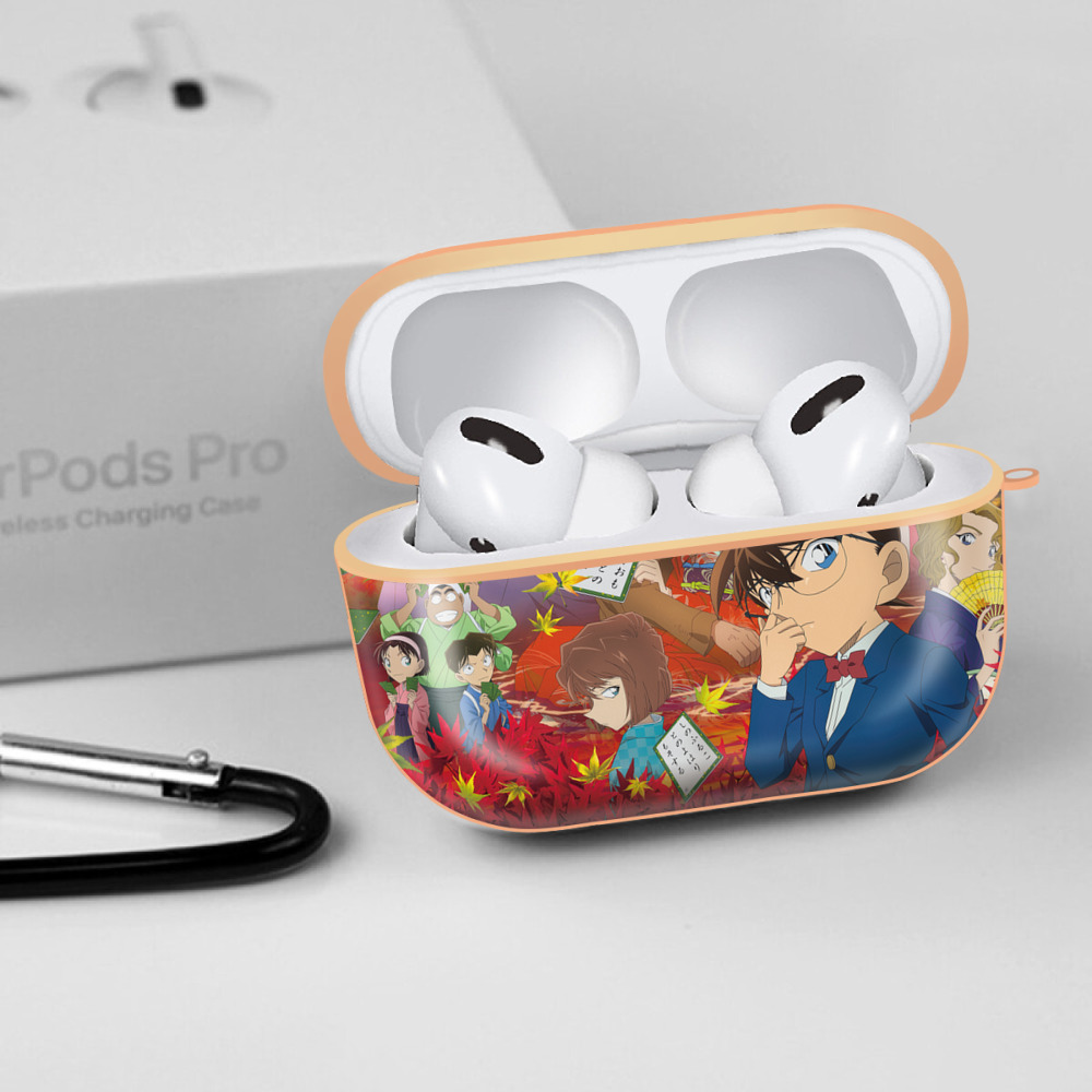 名探偵コナン Detective Conan 【AirPods Pro用】ハードシェル保護ケース｜耐衝撃・防指紋・カラビナ付き商品仕様