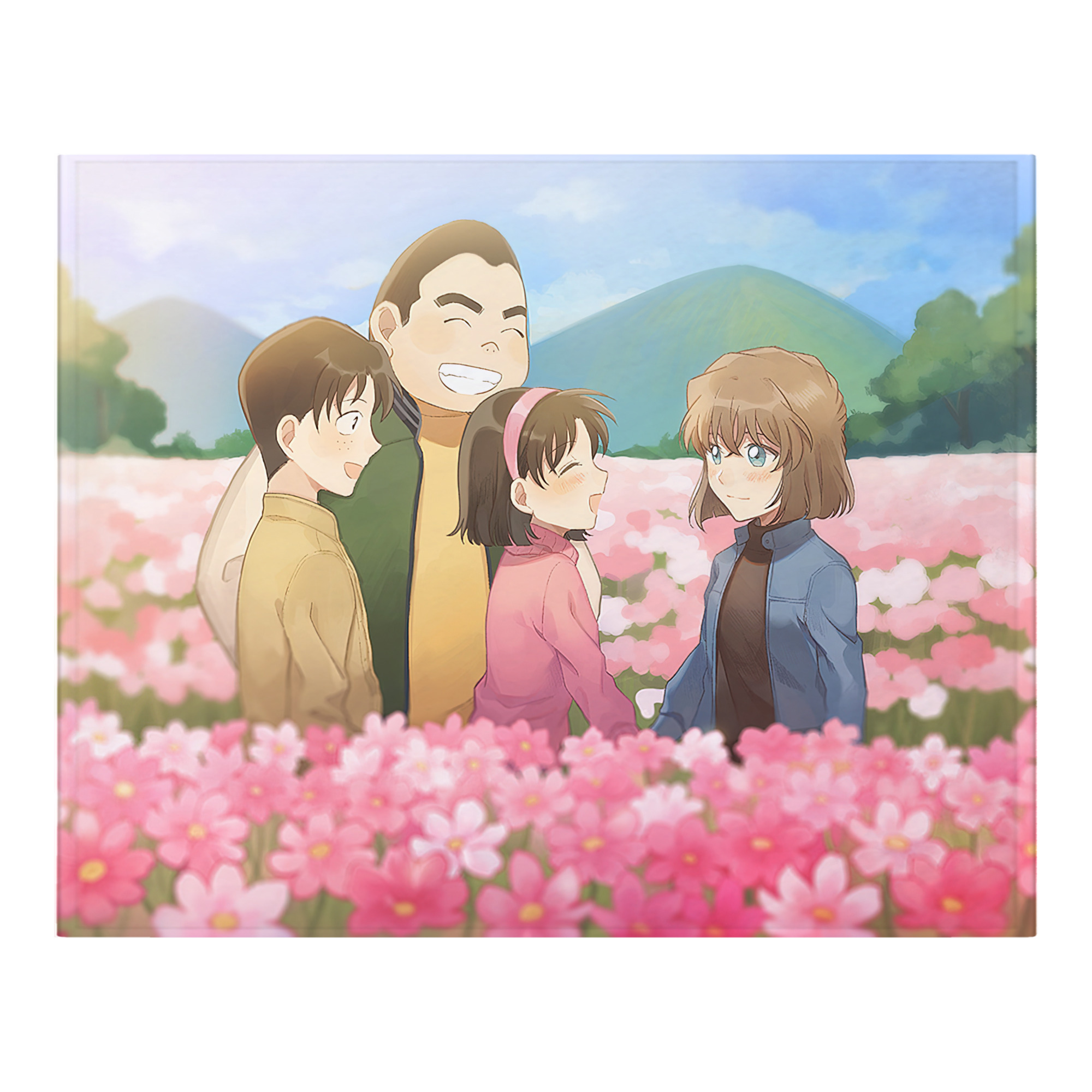 （画像用） 名探偵コナン Detective Conan フランネルブランケット・多サイズ対応（横型）