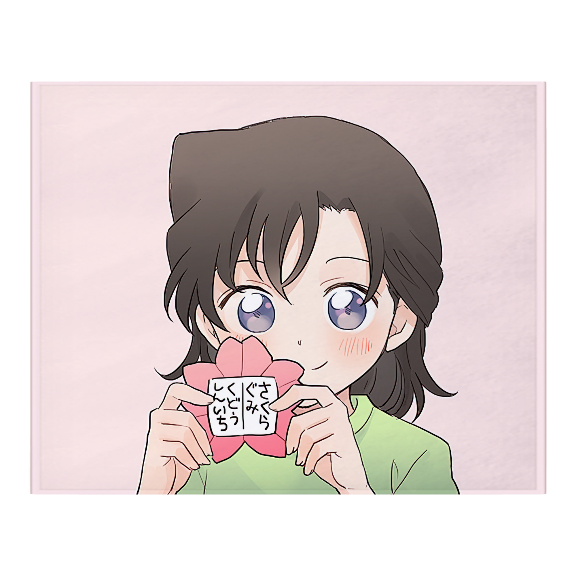 （画像用） 名探偵コナン Detective Conan フランネルブランケット・多サイズ対応（横型）
