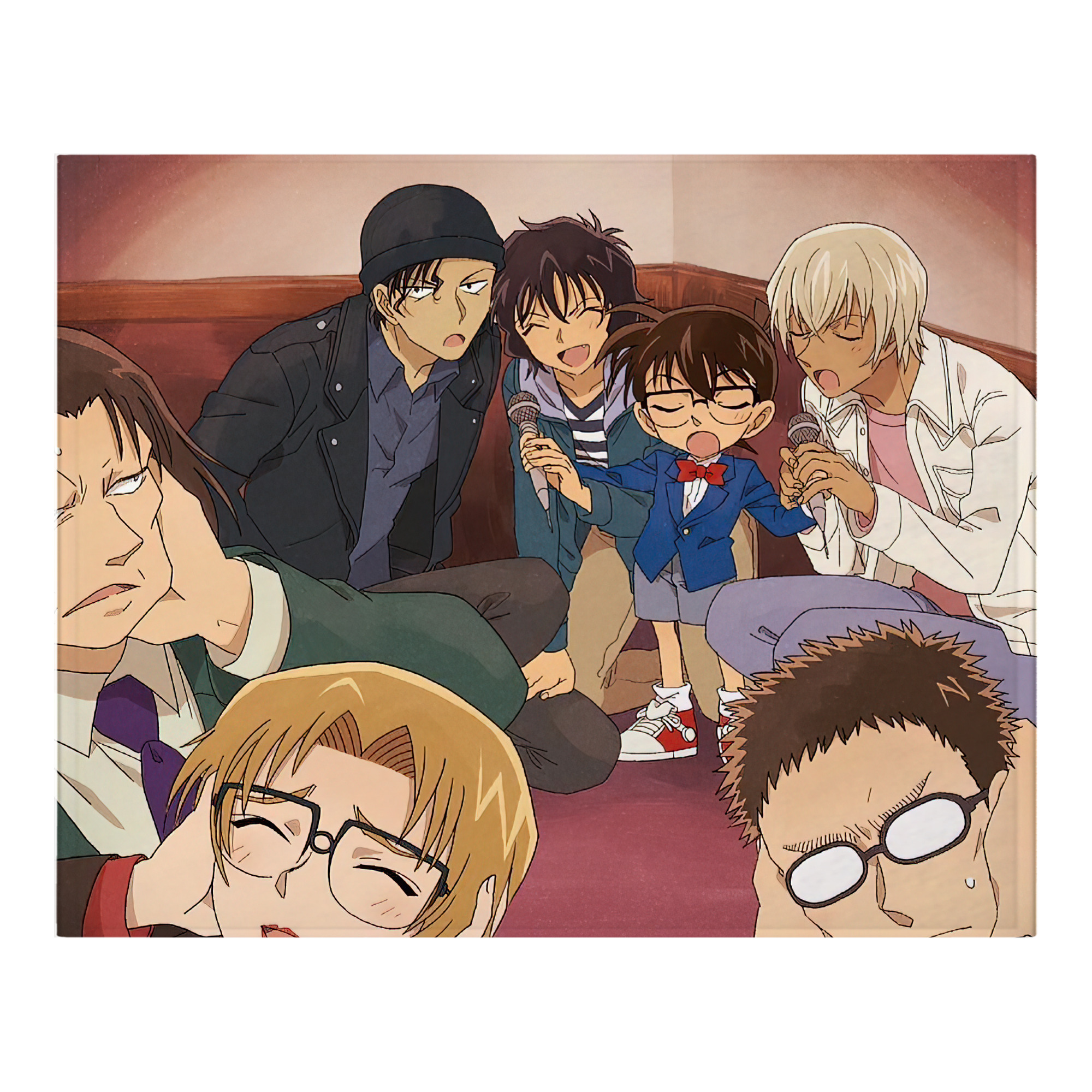 （画像用） 名探偵コナン Detective Conan フランネルブランケット・多サイズ対応（横型）