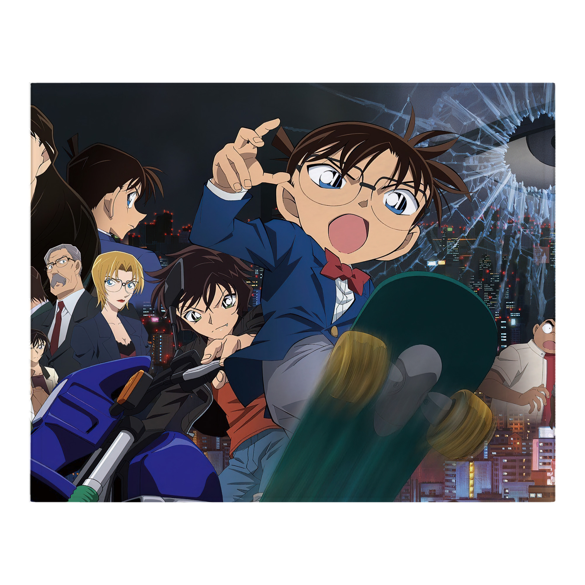 （画像用） 名探偵コナン Detective Conan フランネルブランケット・多サイズ対応（横型）