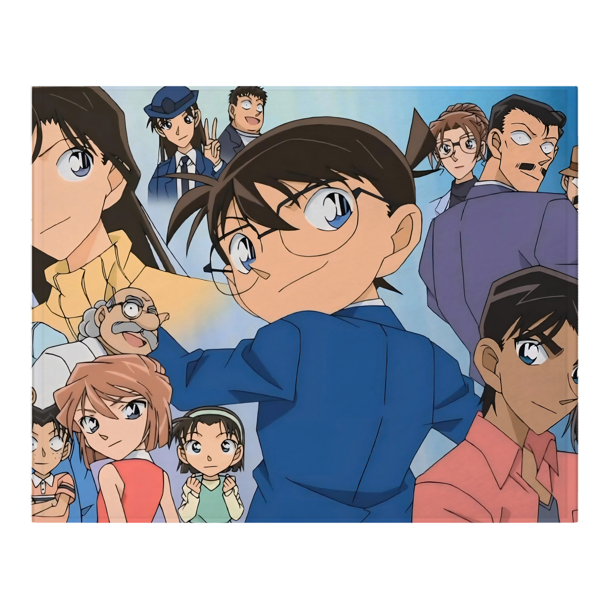 （画像用） 名探偵コナン Detective Conan フランネルブランケット・多サイズ対応（横型）