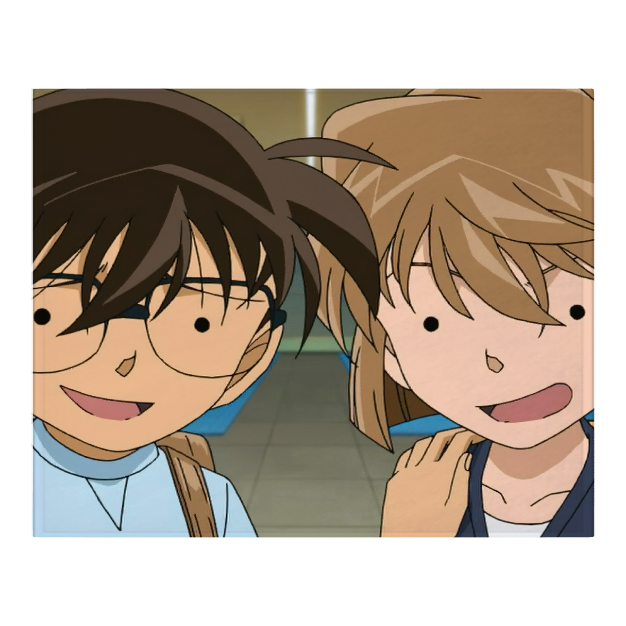 （画像用） 名探偵コナン Detective Conan フランネルブランケット・多サイズ対応（横型）