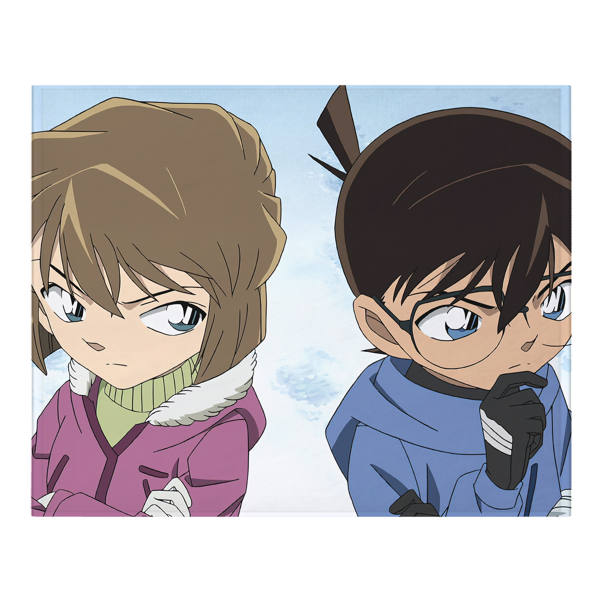 （画像用） 名探偵コナン Detective Conan フランネルブランケット・多サイズ対応（横型）