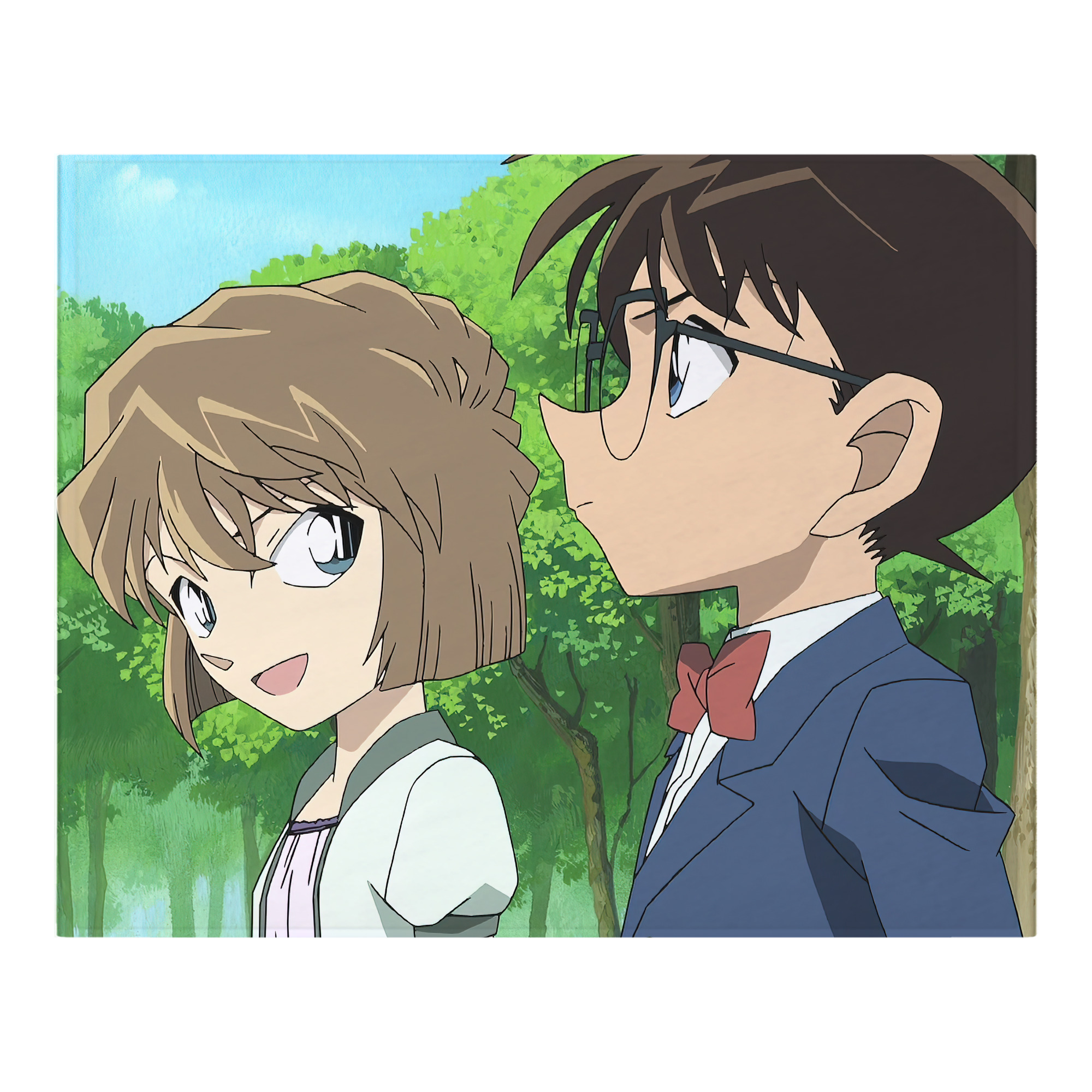 （画像用） 名探偵コナン Detective Conan フランネルブランケット・多サイズ対応（横型）