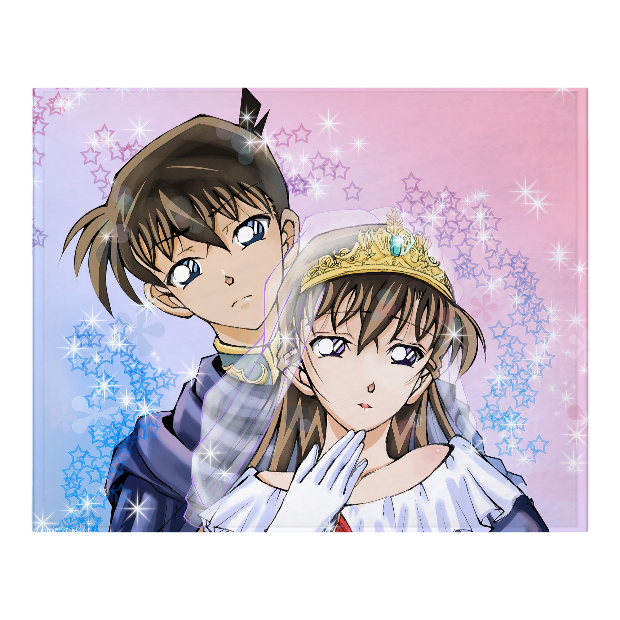 （画像用） 名探偵コナン Detective Conan フランネルブランケット・多サイズ対応（横型）