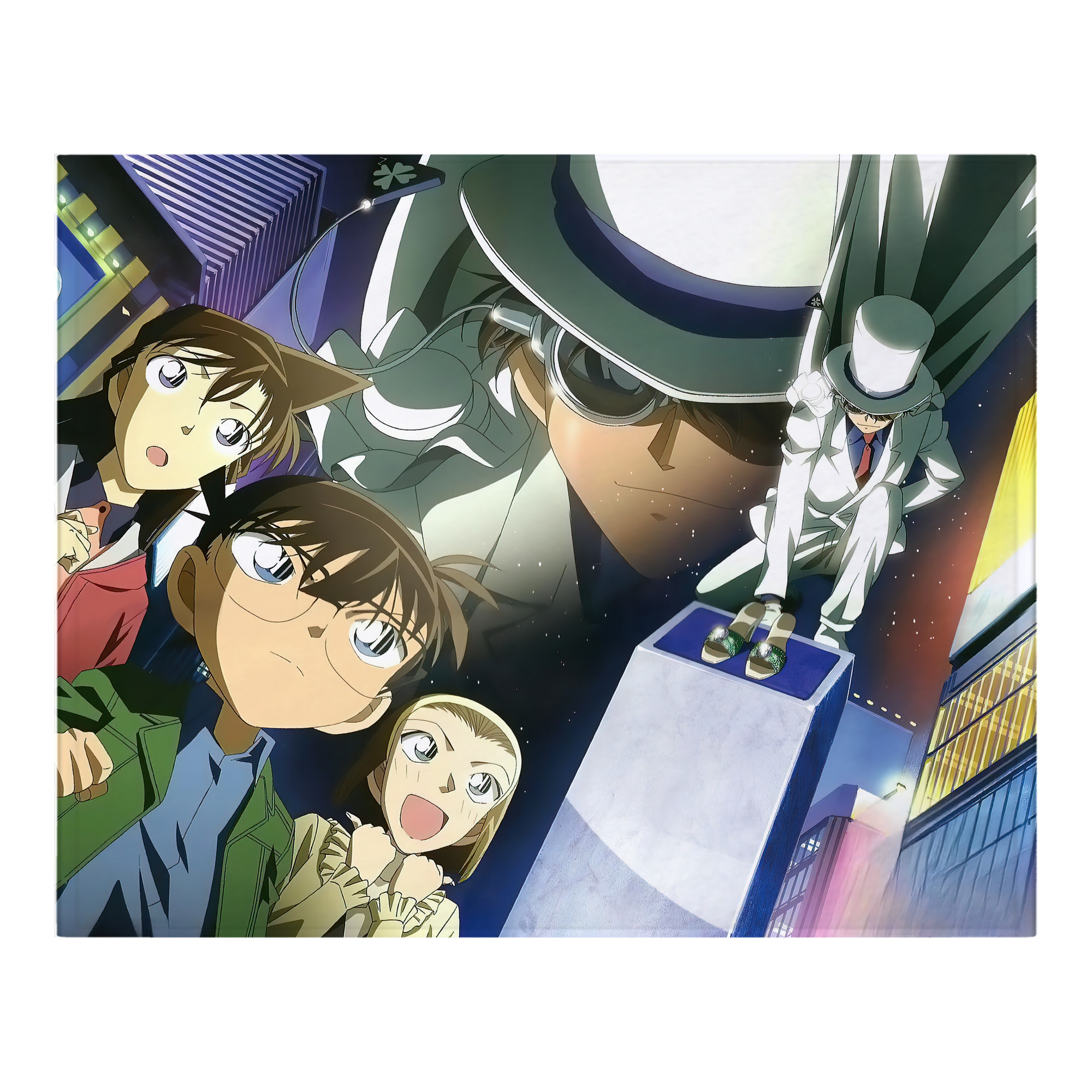 （画像用） 名探偵コナン Detective Conan フランネルブランケット・多サイズ対応（横型）