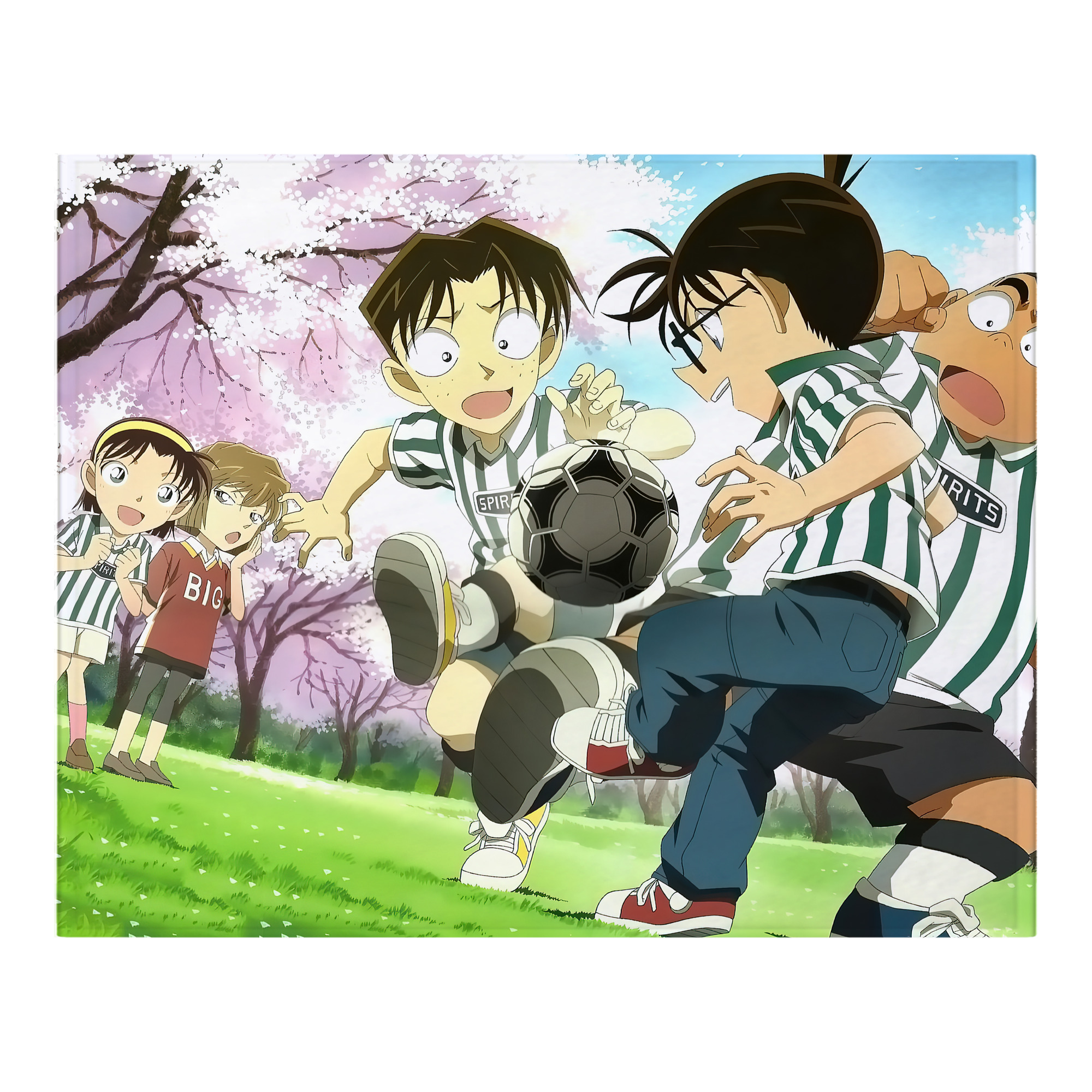 （画像用） 名探偵コナン Detective Conan フランネルブランケット・多サイズ対応（横型）
