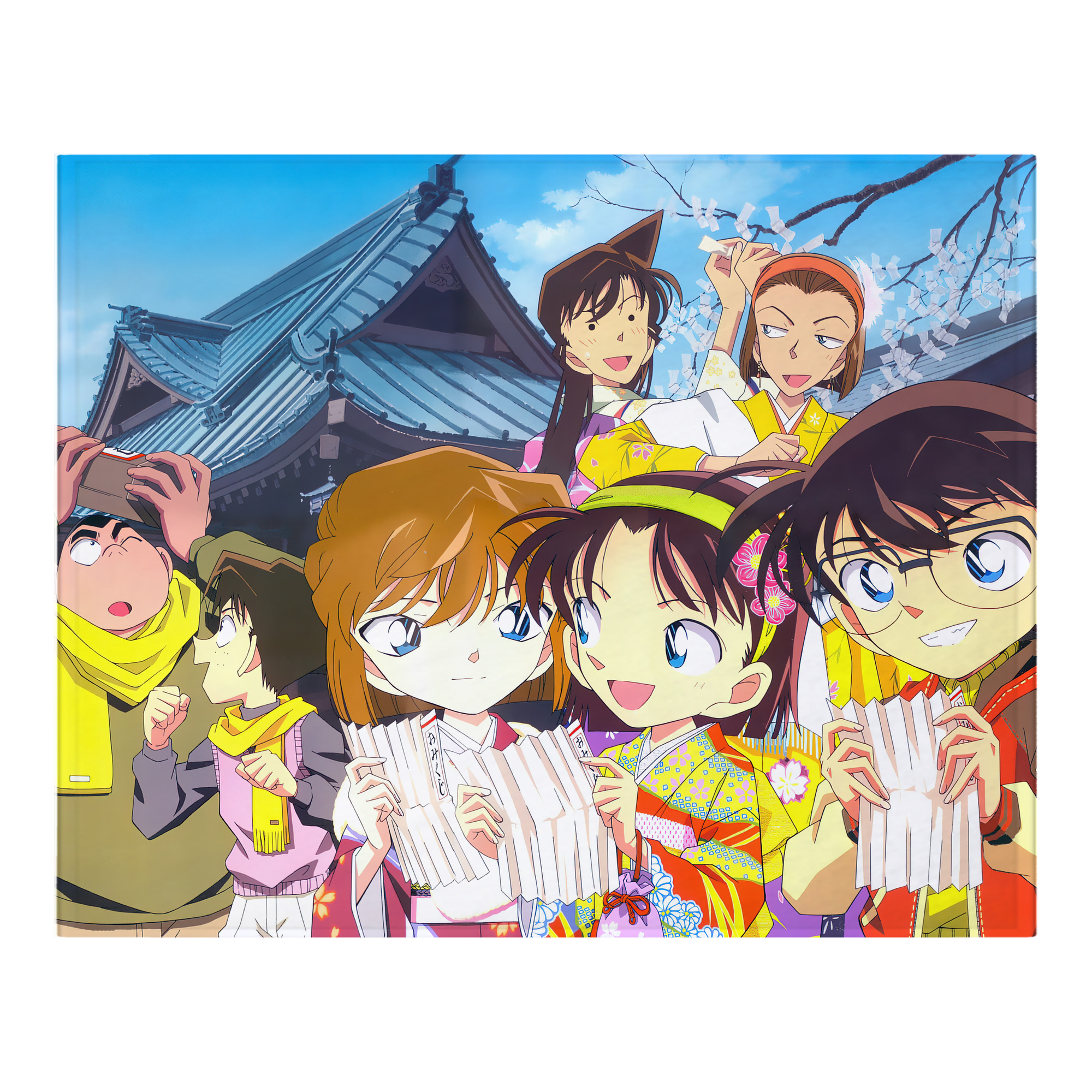 （画像用） 名探偵コナン Detective Conan フランネルブランケット・多サイズ対応（横型）