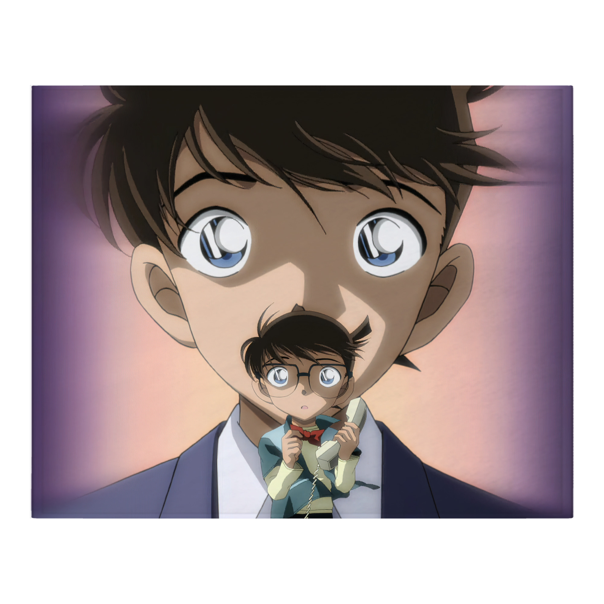 （画像用） 名探偵コナン Detective Conan フランネルブランケット・多サイズ対応（横型）