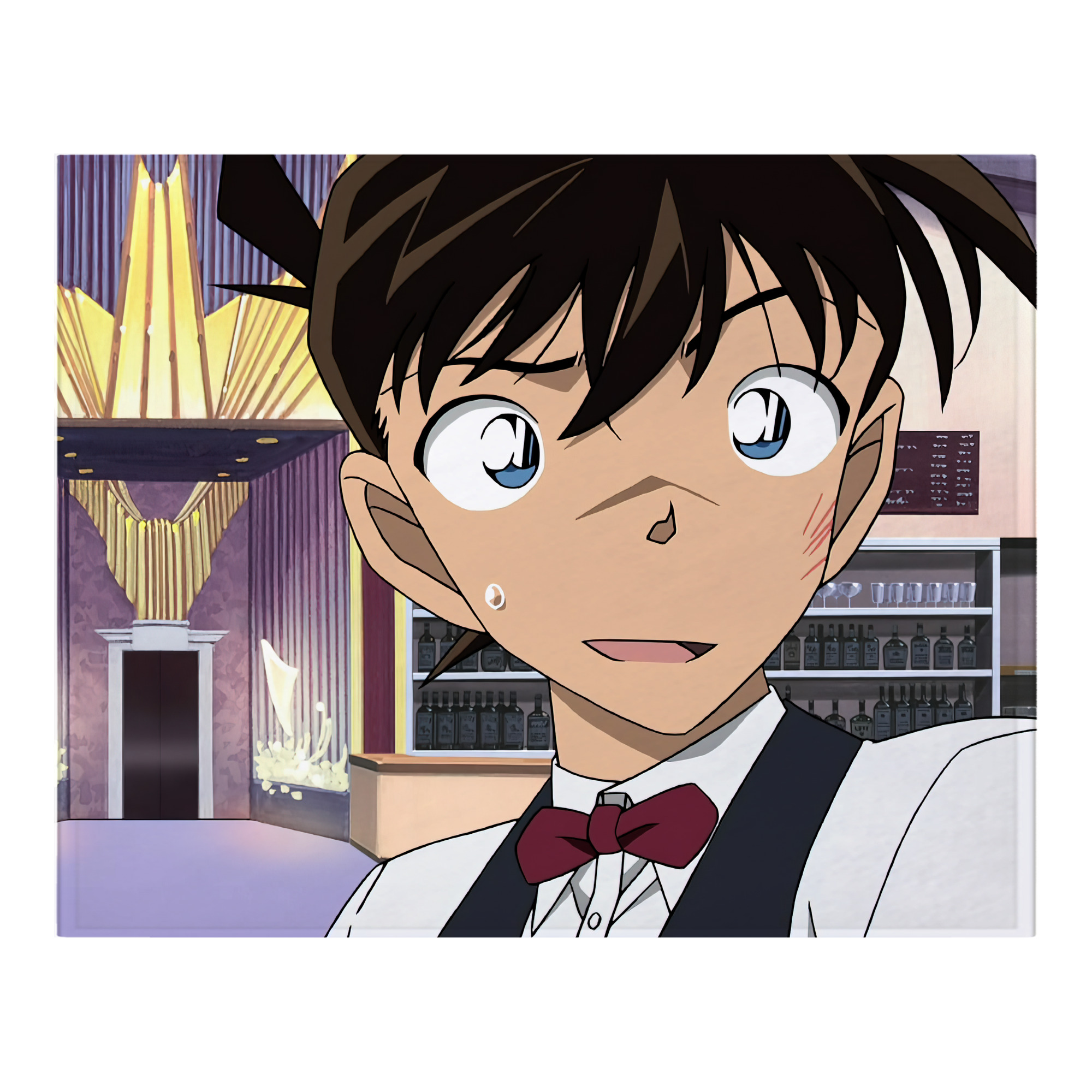 （画像用） 名探偵コナン Detective Conan フランネルブランケット・多サイズ対応（横型）