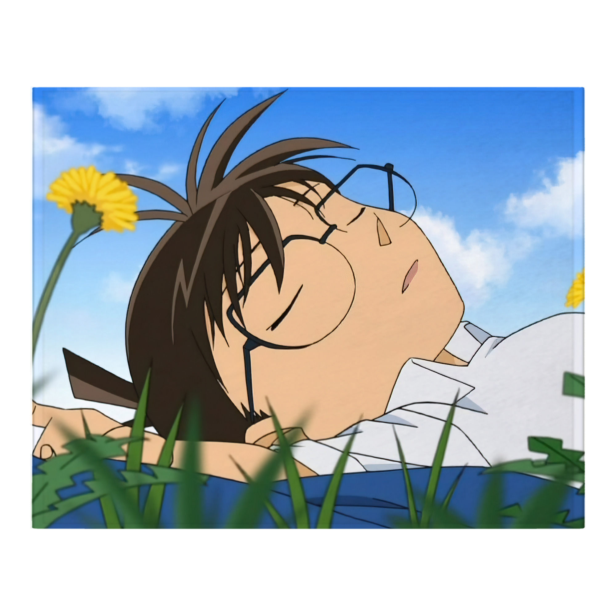 （画像用） 名探偵コナン Detective Conan フランネルブランケット・多サイズ対応（横型）