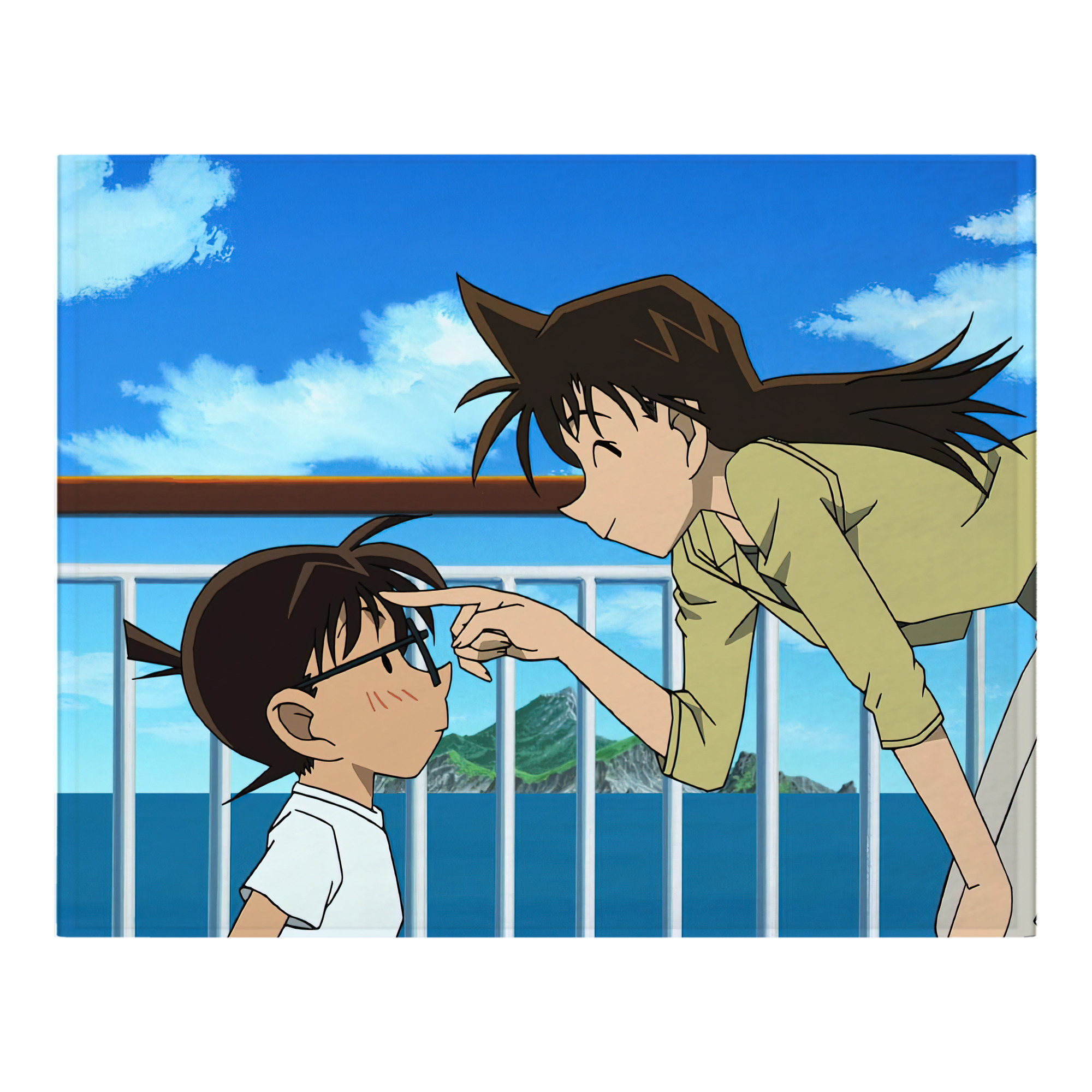 （画像用） 名探偵コナン Detective Conan フランネルブランケット・多サイズ対応（横型）