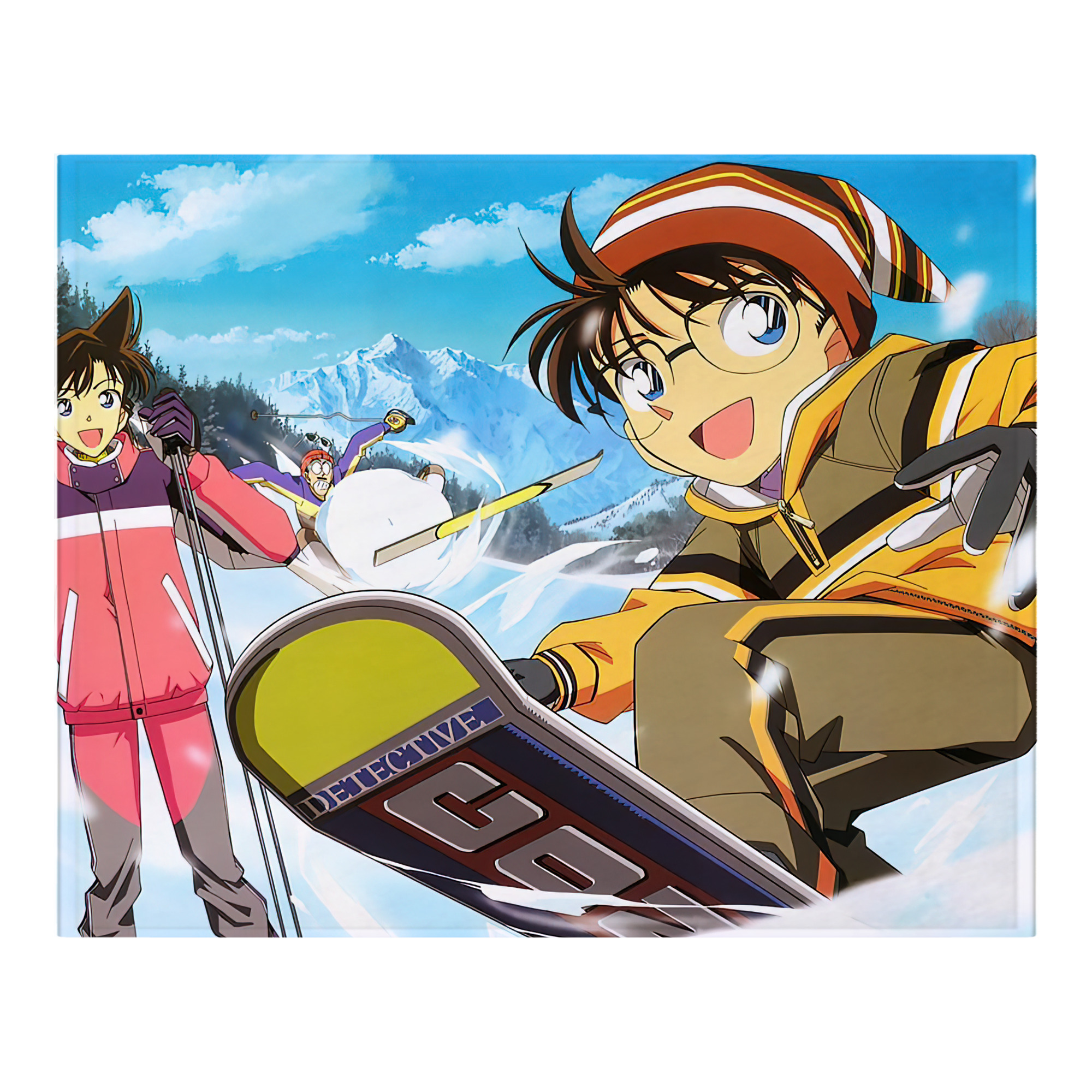 （画像用） 名探偵コナン Detective Conan フランネルブランケット・多サイズ対応（横型）