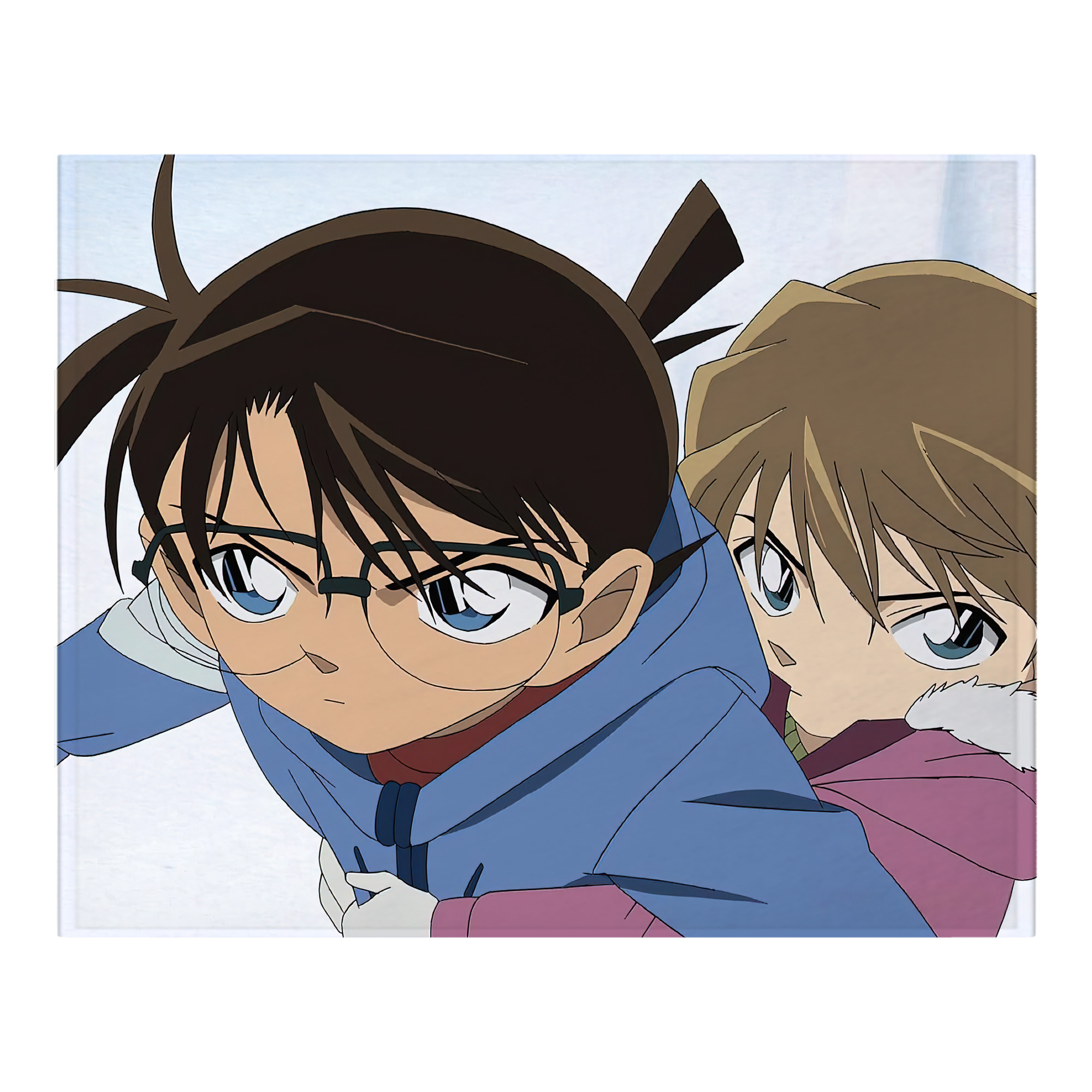 （画像用） 名探偵コナン Detective Conan フランネルブランケット・多サイズ対応（横型）