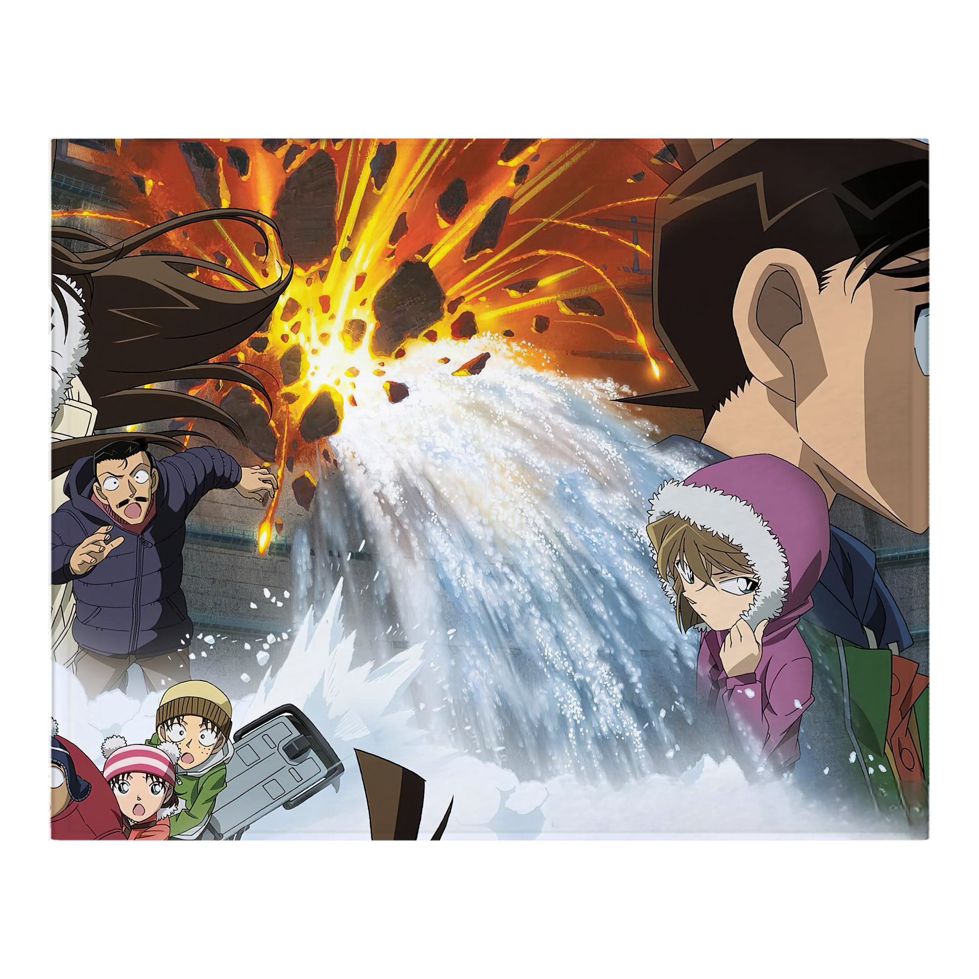 （画像用） 名探偵コナン Detective Conan フランネルブランケット・多サイズ対応（横型）