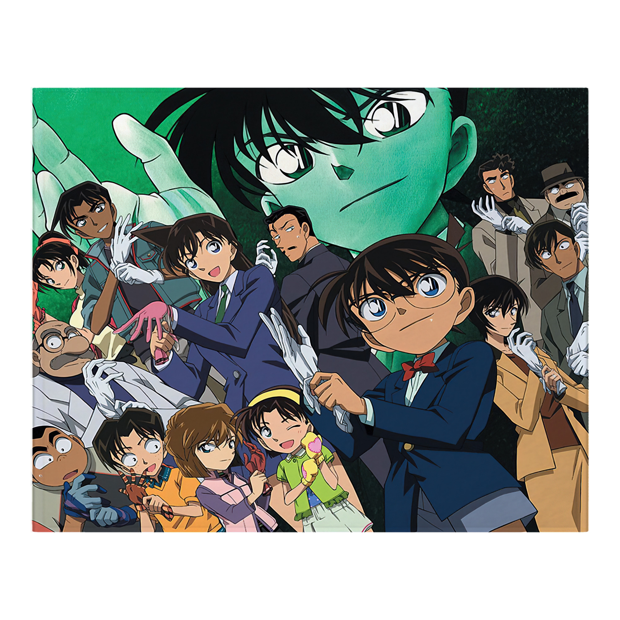 （画像用） 名探偵コナン Detective Conan フランネルブランケット・多サイズ対応（横型）