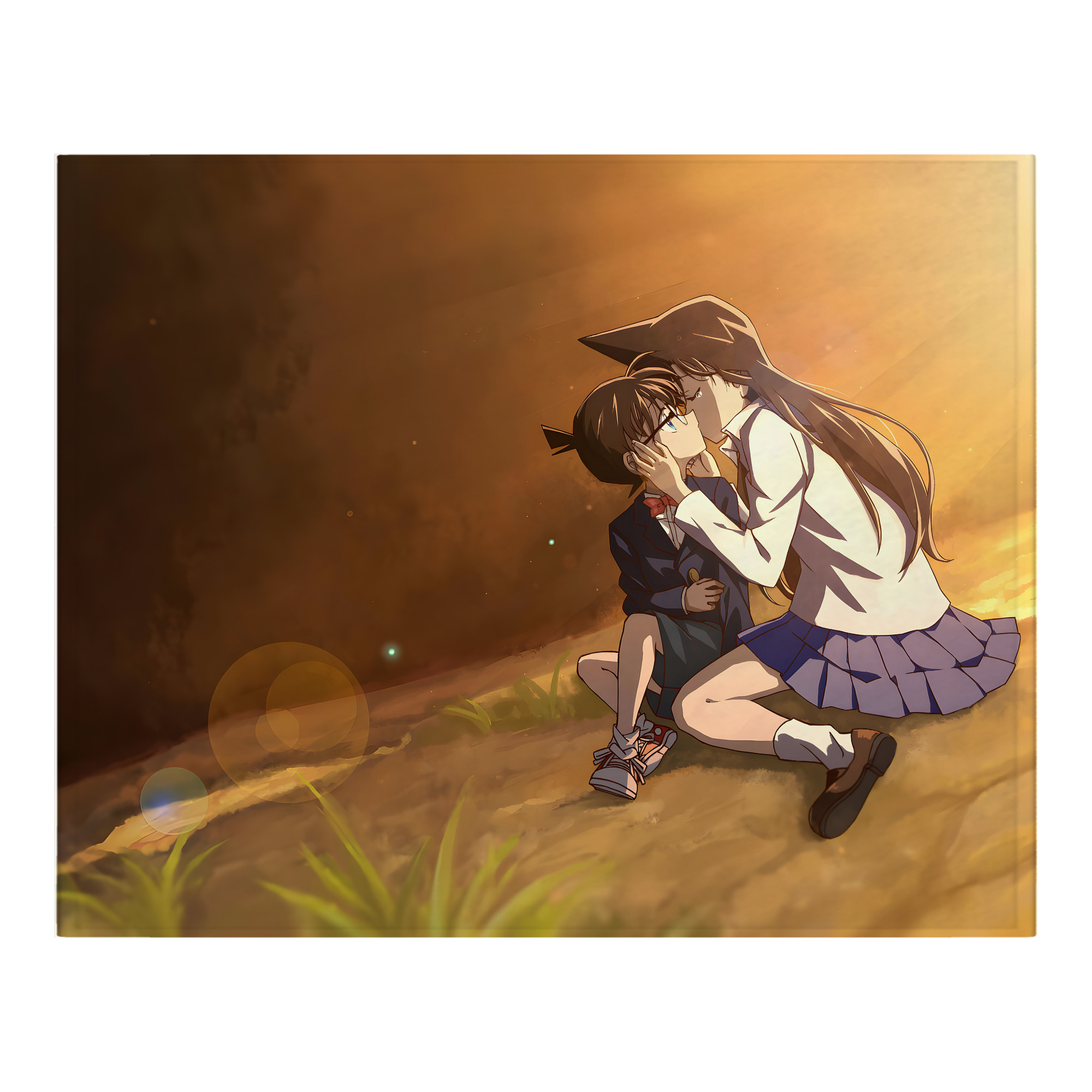 （画像用） 名探偵コナン Detective Conan フランネルブランケット・多サイズ対応（横型）