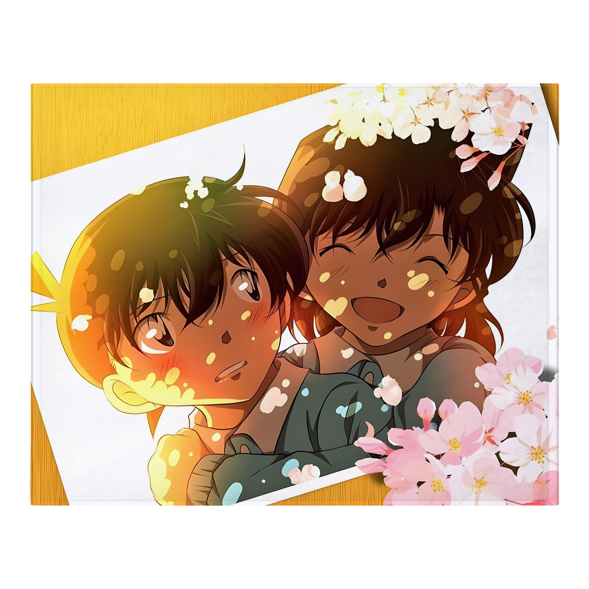 （画像用） 名探偵コナン Detective Conan フランネルブランケット・多サイズ対応（横型）