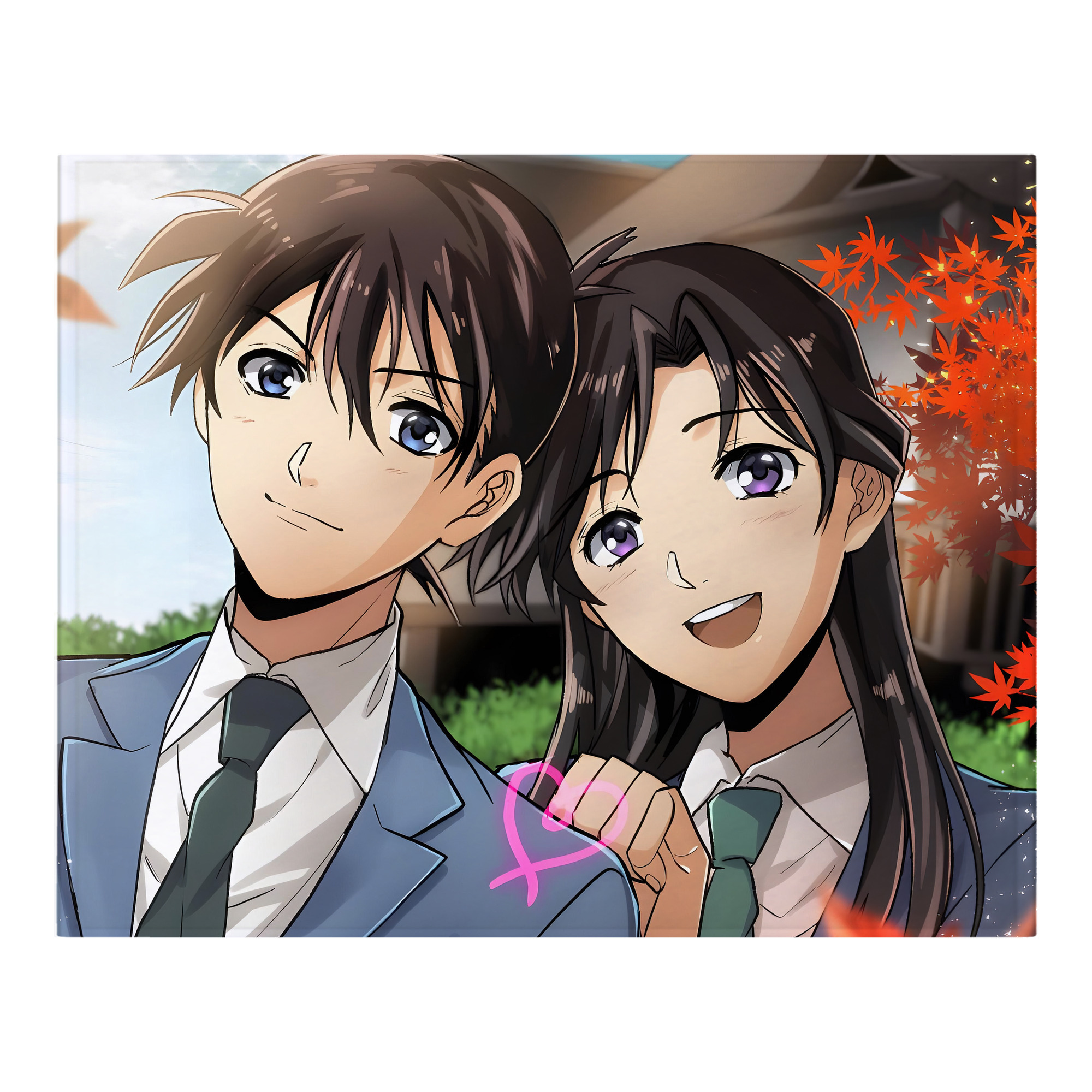 （画像用） 名探偵コナン Detective Conan フランネルブランケット・多サイズ対応（横型）
