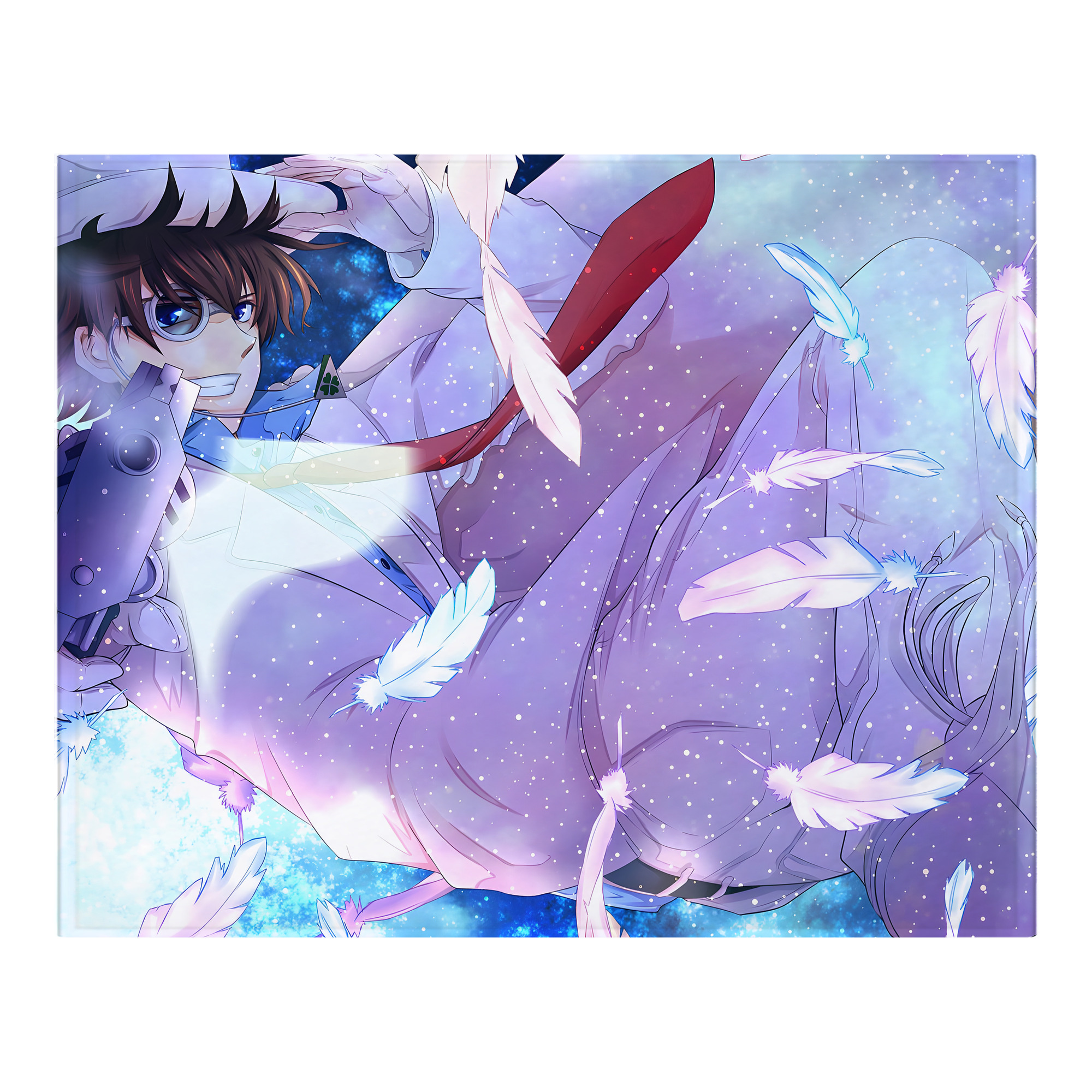 （画像用） 名探偵コナン Detective Conan フランネルブランケット・多サイズ対応（横型）