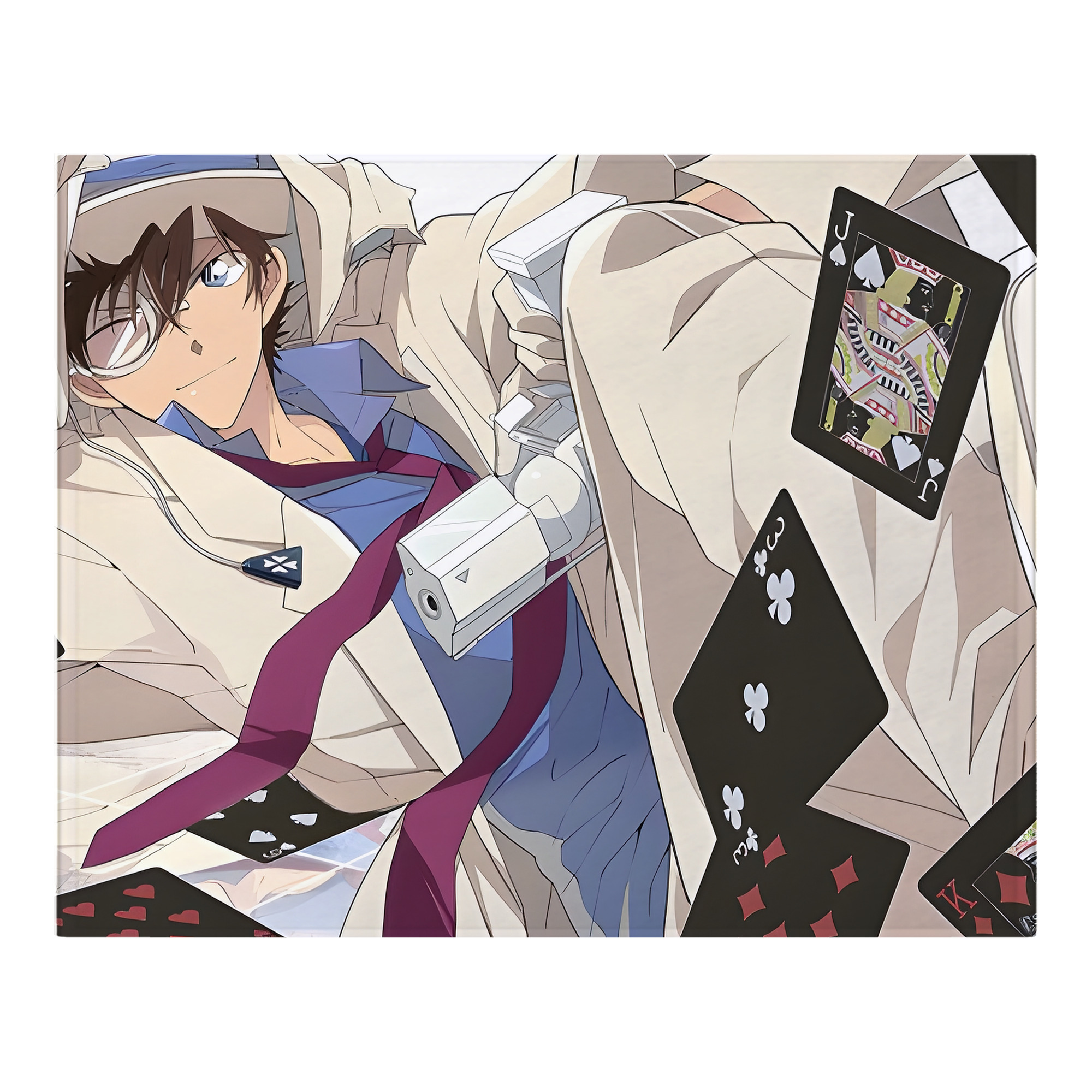（画像用） 名探偵コナン Detective Conan フランネルブランケット・多サイズ対応（横型）