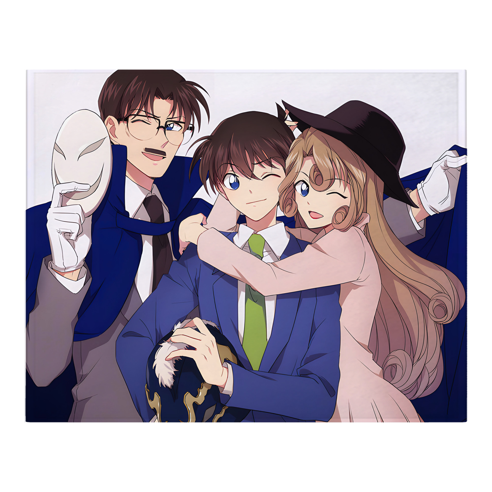 （画像用） 名探偵コナン Detective Conan フランネルブランケット・多サイズ対応（横型）