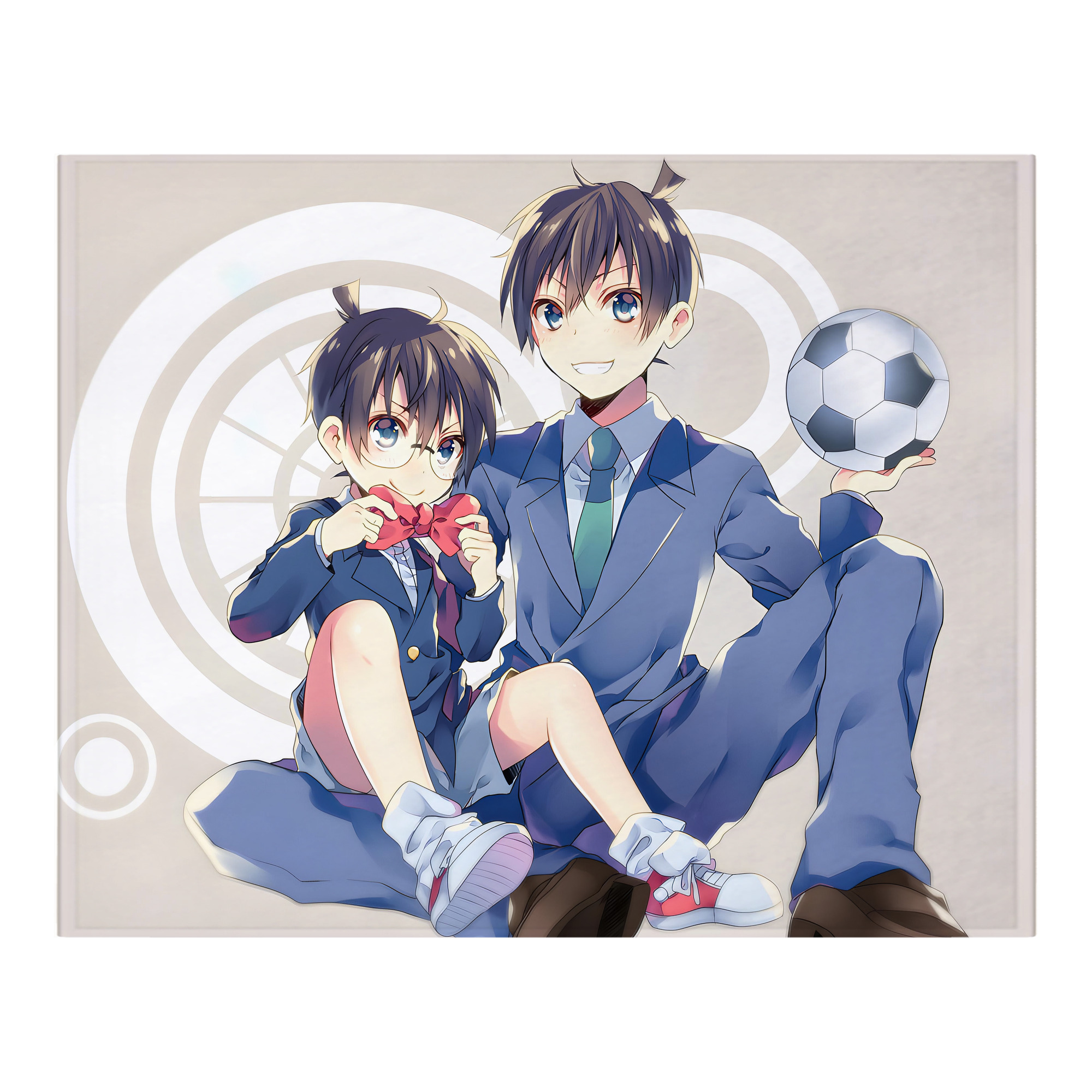 （画像用） 名探偵コナン Detective Conan フランネルブランケット・多サイズ対応（横型）