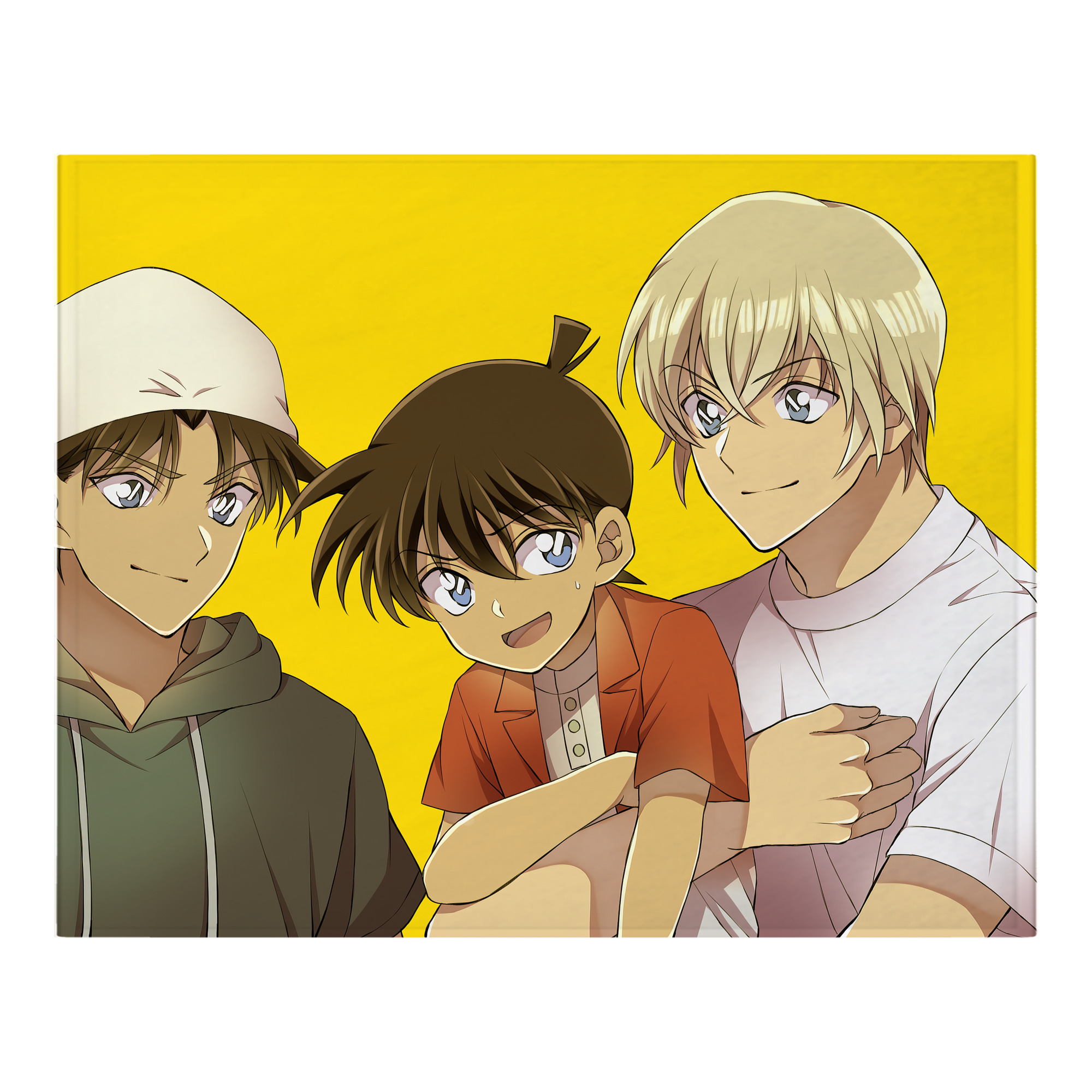 （画像用） 名探偵コナン Detective Conan フランネルブランケット・多サイズ対応（横型）