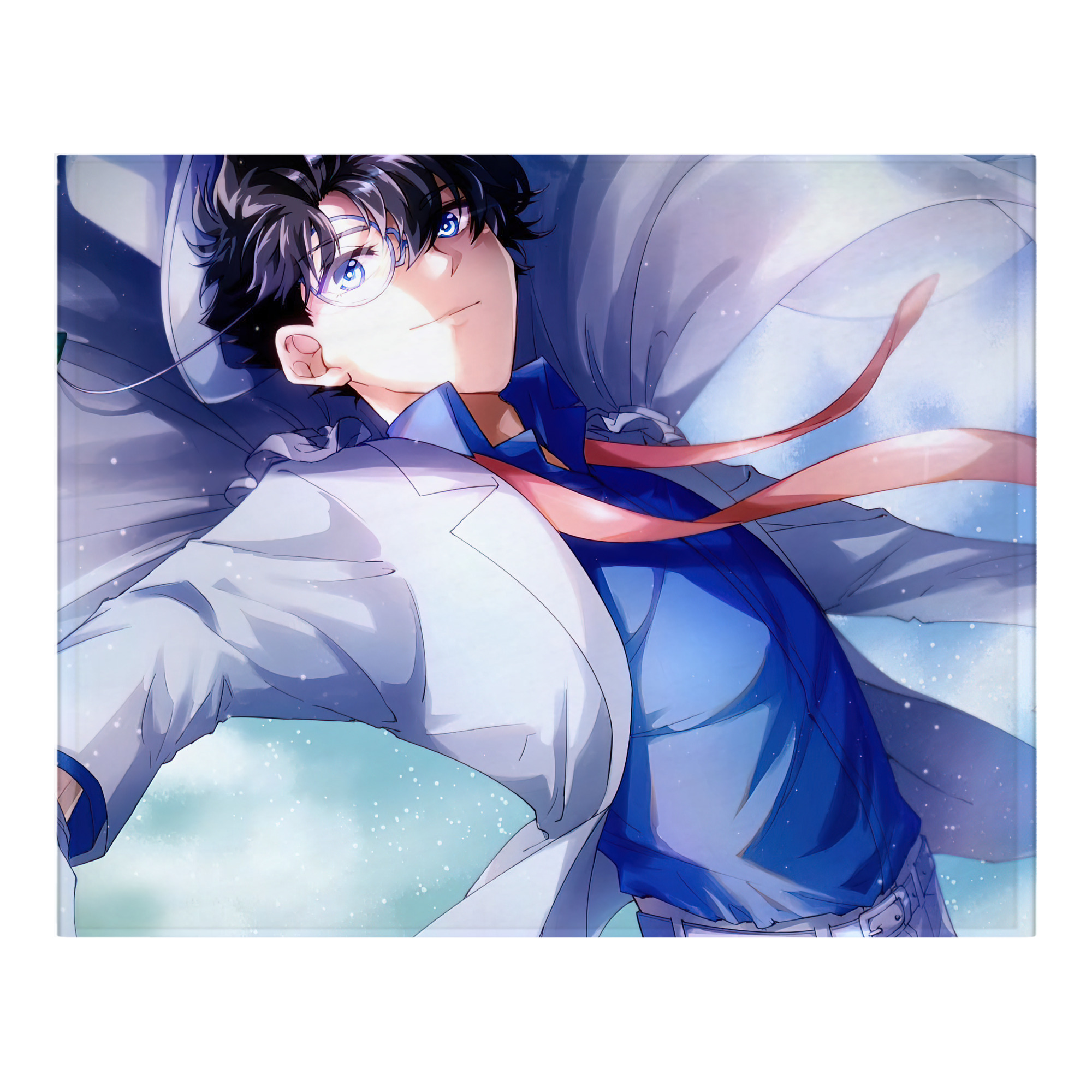 （画像用） 名探偵コナン Detective Conan フランネルブランケット・多サイズ対応（横型）