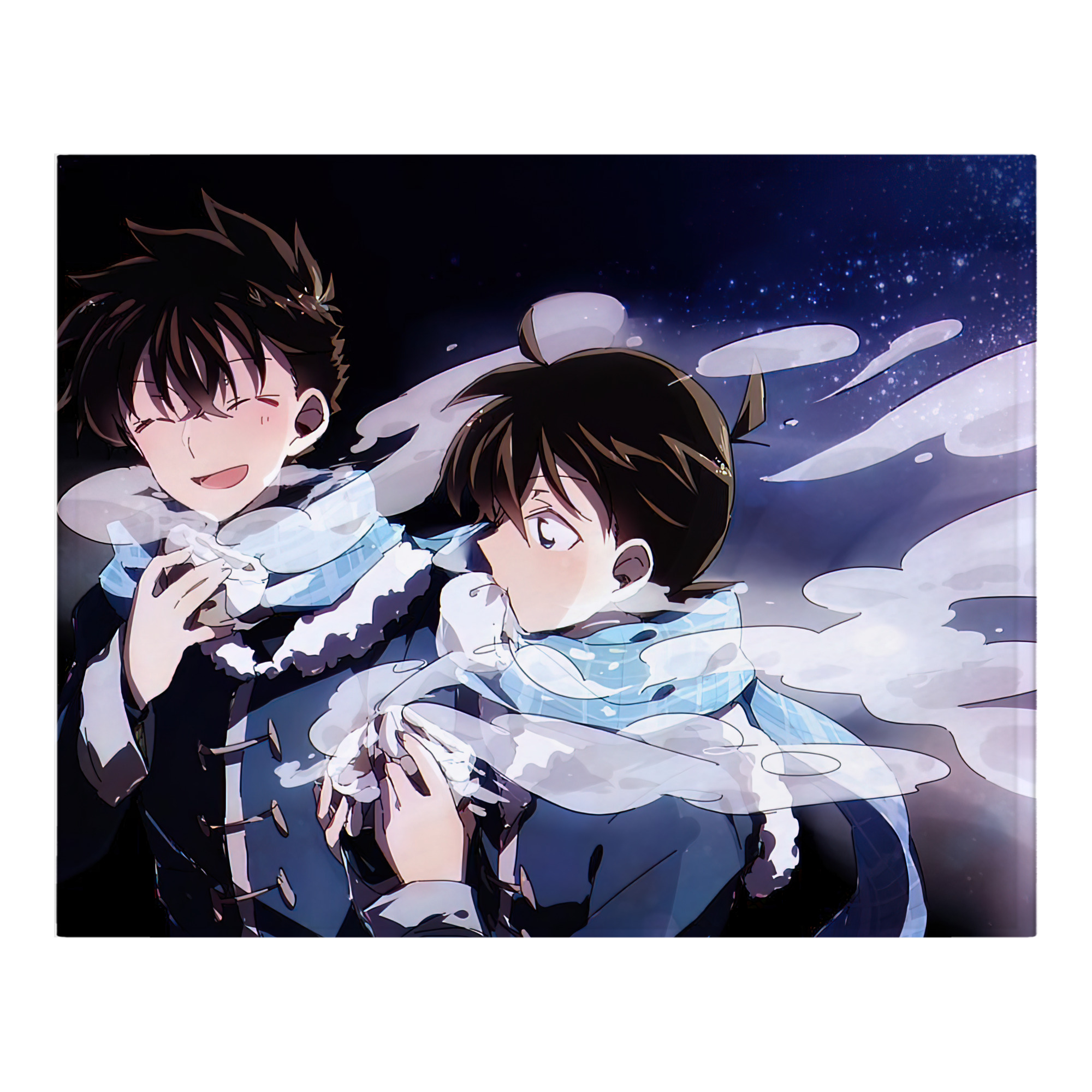 （画像用） 名探偵コナン Detective Conan フランネルブランケット・多サイズ対応（横型）