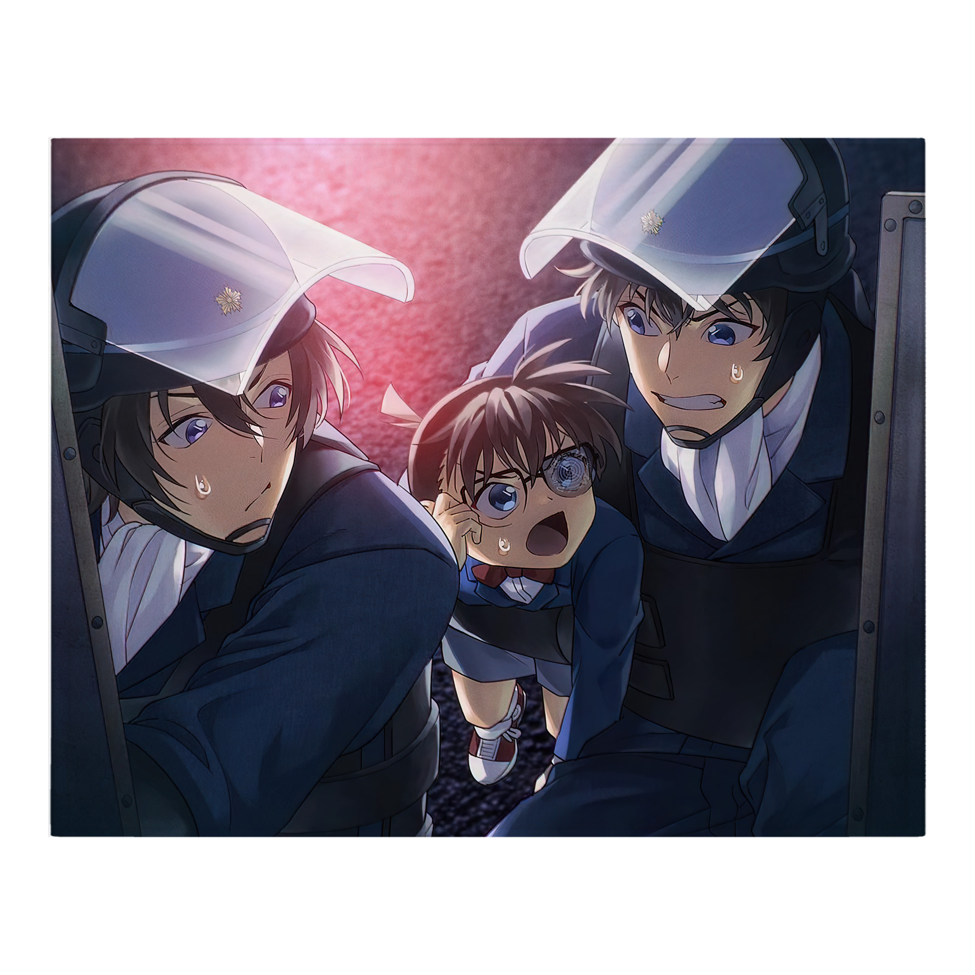 （画像用） 名探偵コナン Detective Conan フランネルブランケット・多サイズ対応（横型）