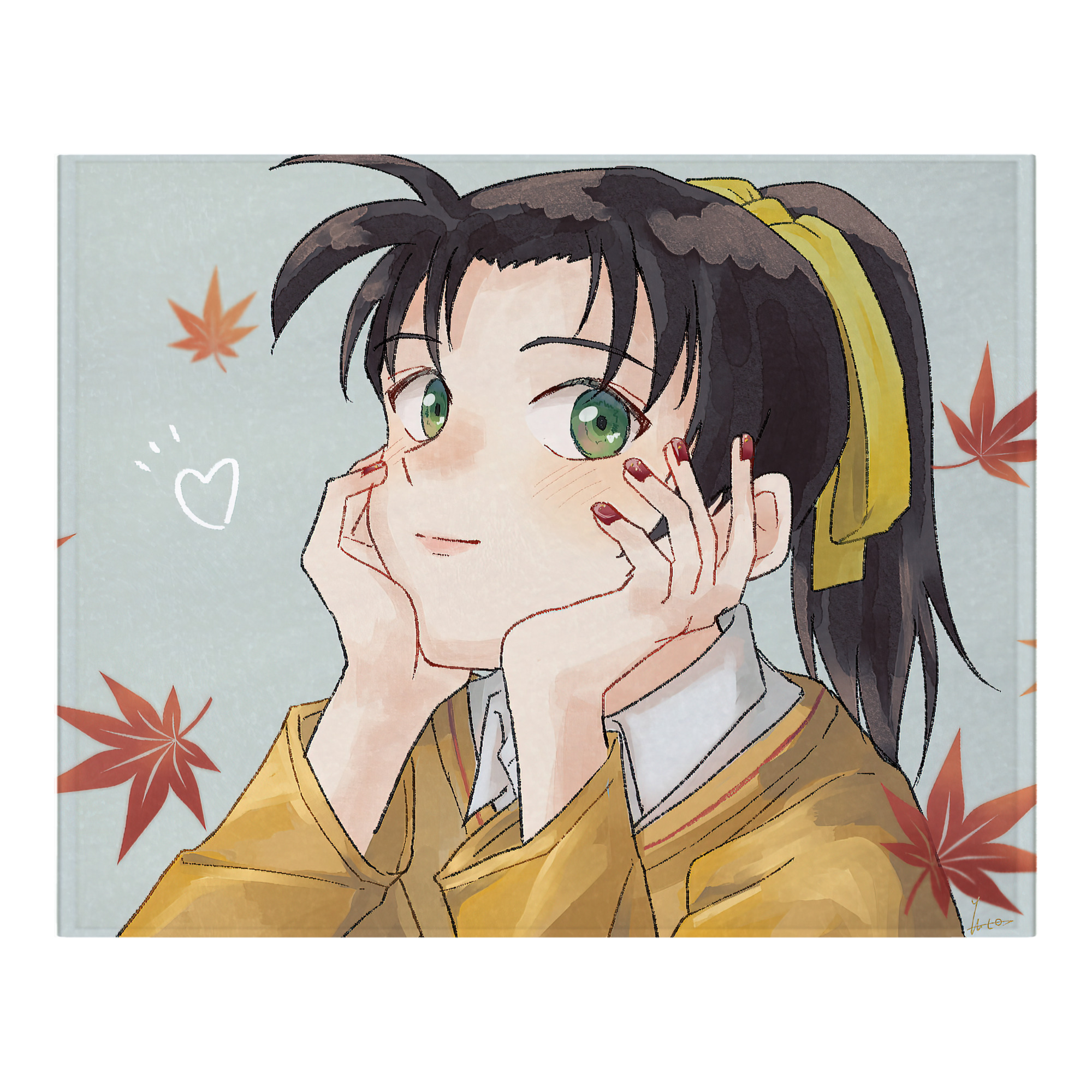 （画像用） 名探偵コナン Detective Conan フランネルブランケット・多サイズ対応（横型）