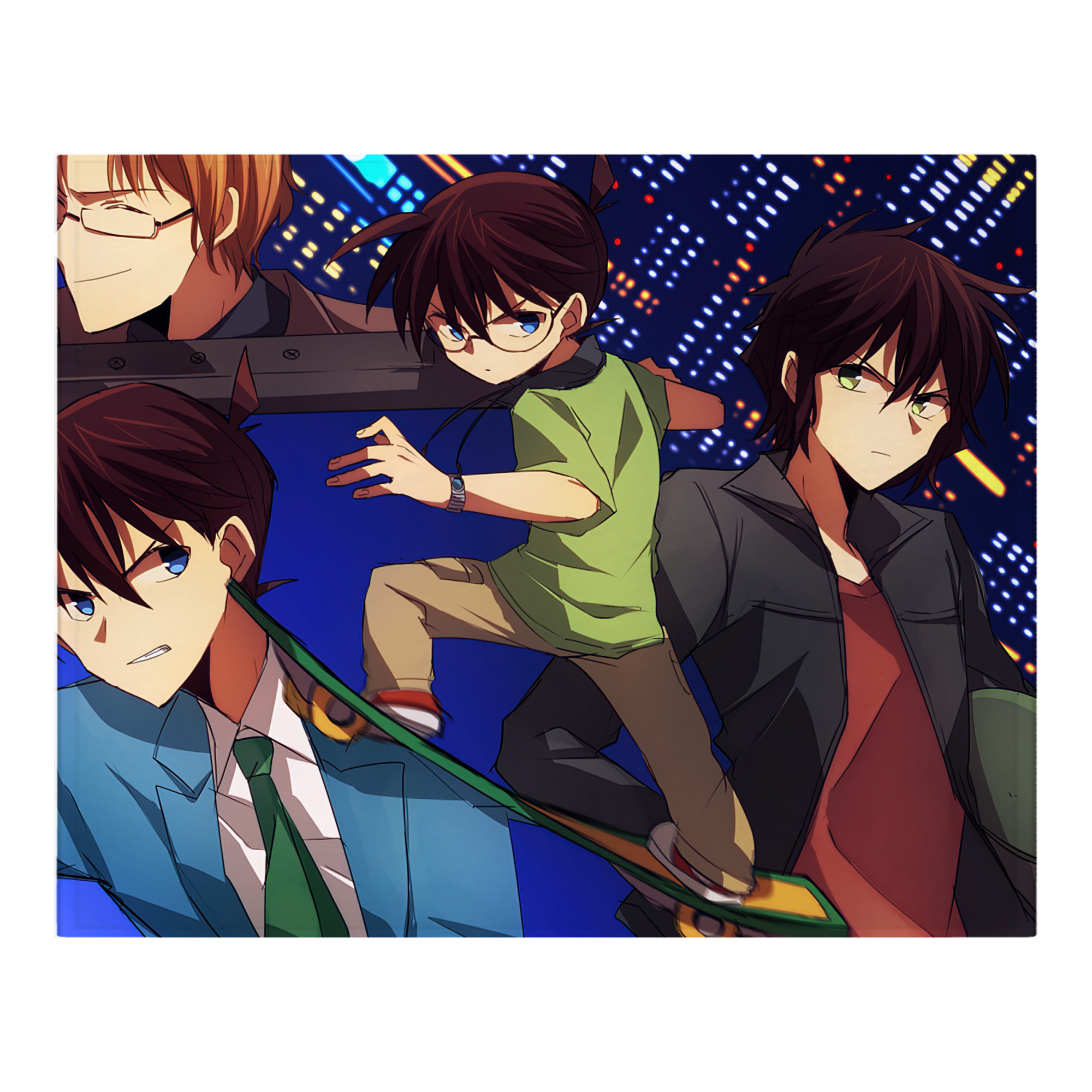 （画像用） 名探偵コナン Detective Conan フランネルブランケット・多サイズ対応（横型）