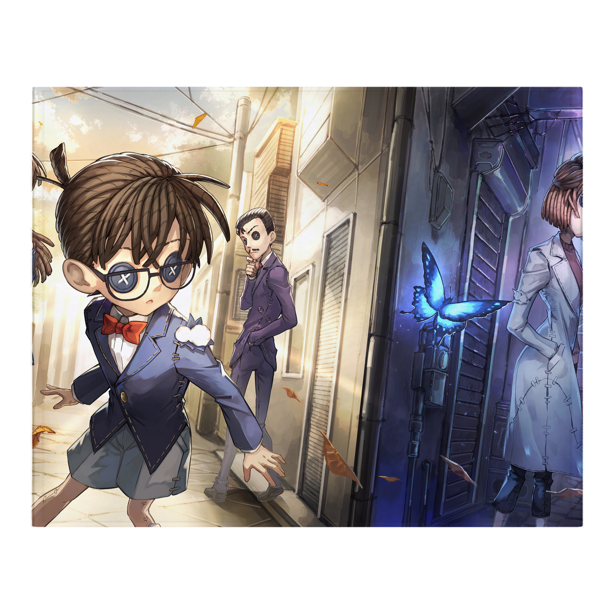 （画像用） 名探偵コナン Detective Conan フランネルブランケット・多サイズ対応（横型）