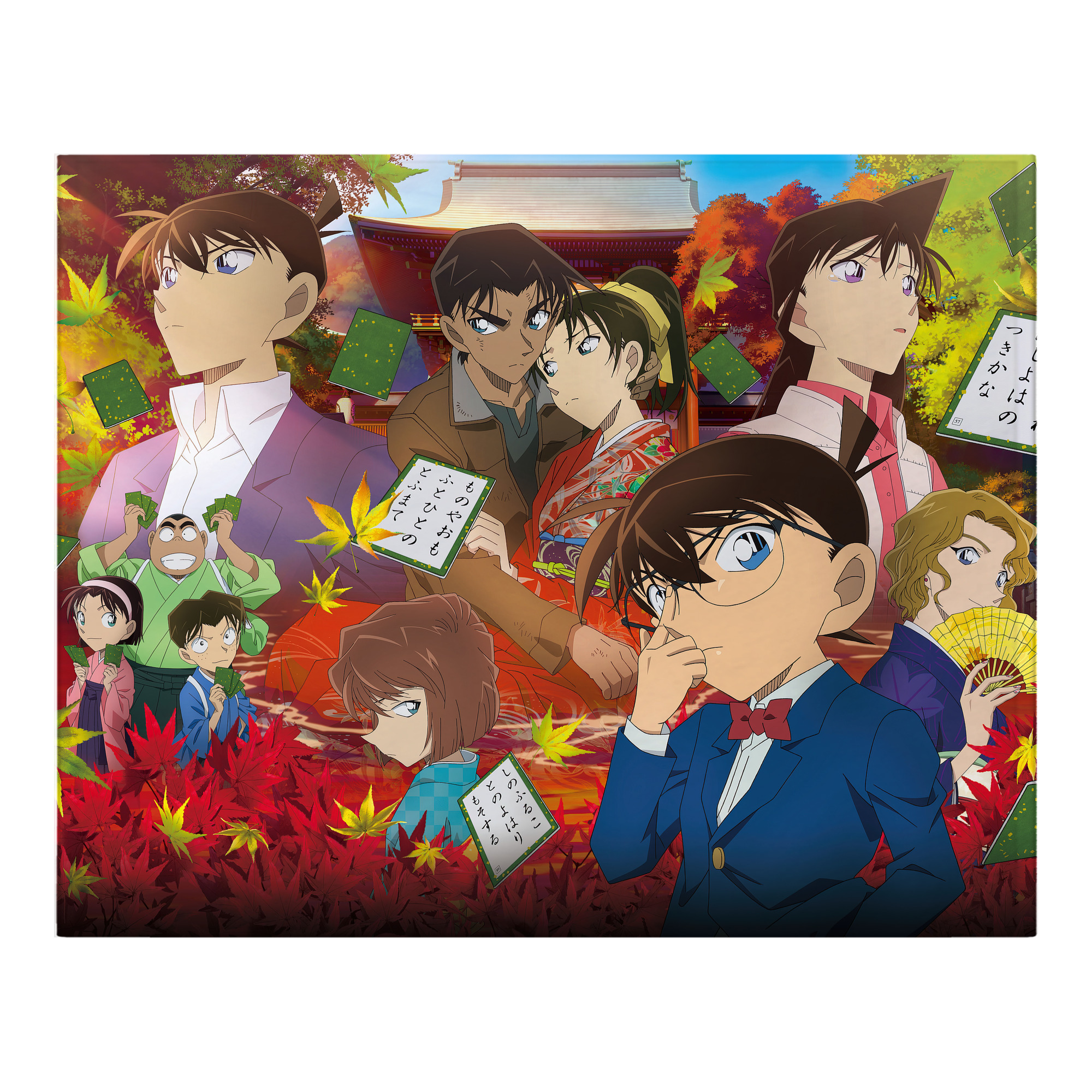 （画像用） 名探偵コナン Detective Conan フランネルブランケット・多サイズ対応（横型）