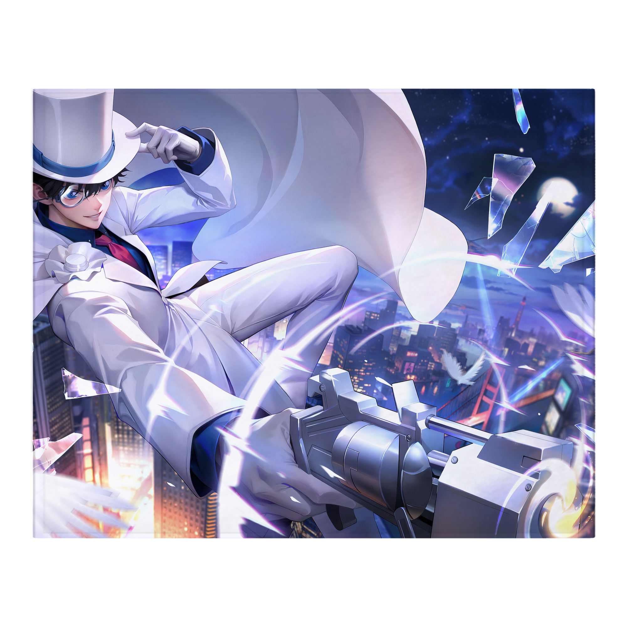 （画像用） 名探偵コナン Detective Conan フランネルブランケット・多サイズ対応（横型）