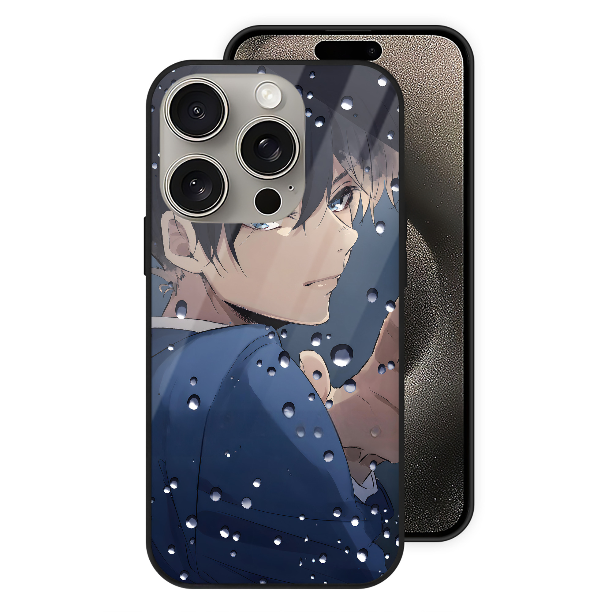 （画像用） 名探偵コナン Detective Conan 【iPhone15Pro対応】スマホケース 耐衝撃＆黄変防止 背面ガラス