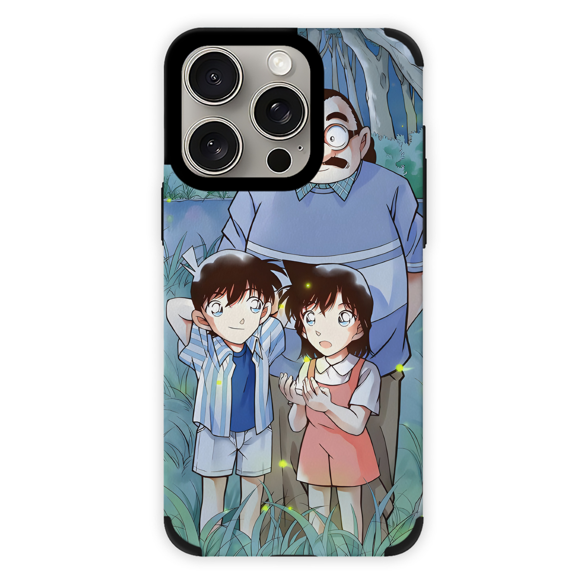 （画像用） 名探偵コナン Detective Conan 【iPhone15ProMax対応】 PUレザー スマホケース 耐衝撃＆黄変防止