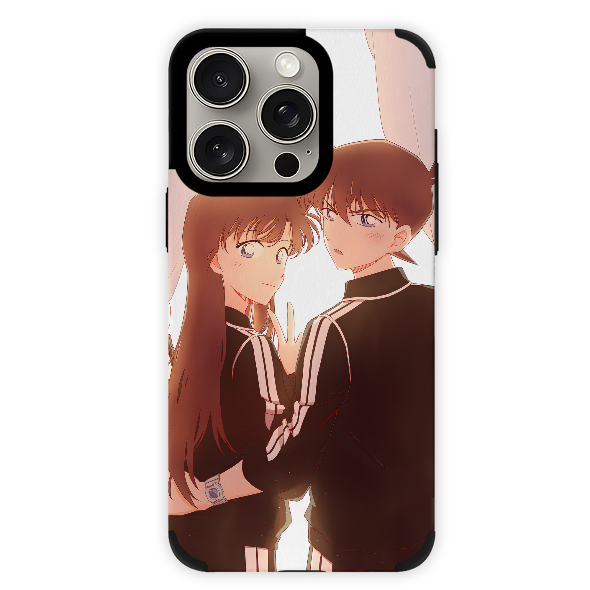 （画像用） 名探偵コナン Detective Conan 【iPhone15ProMax対応】 PUレザー スマホケース 耐衝撃＆黄変防止